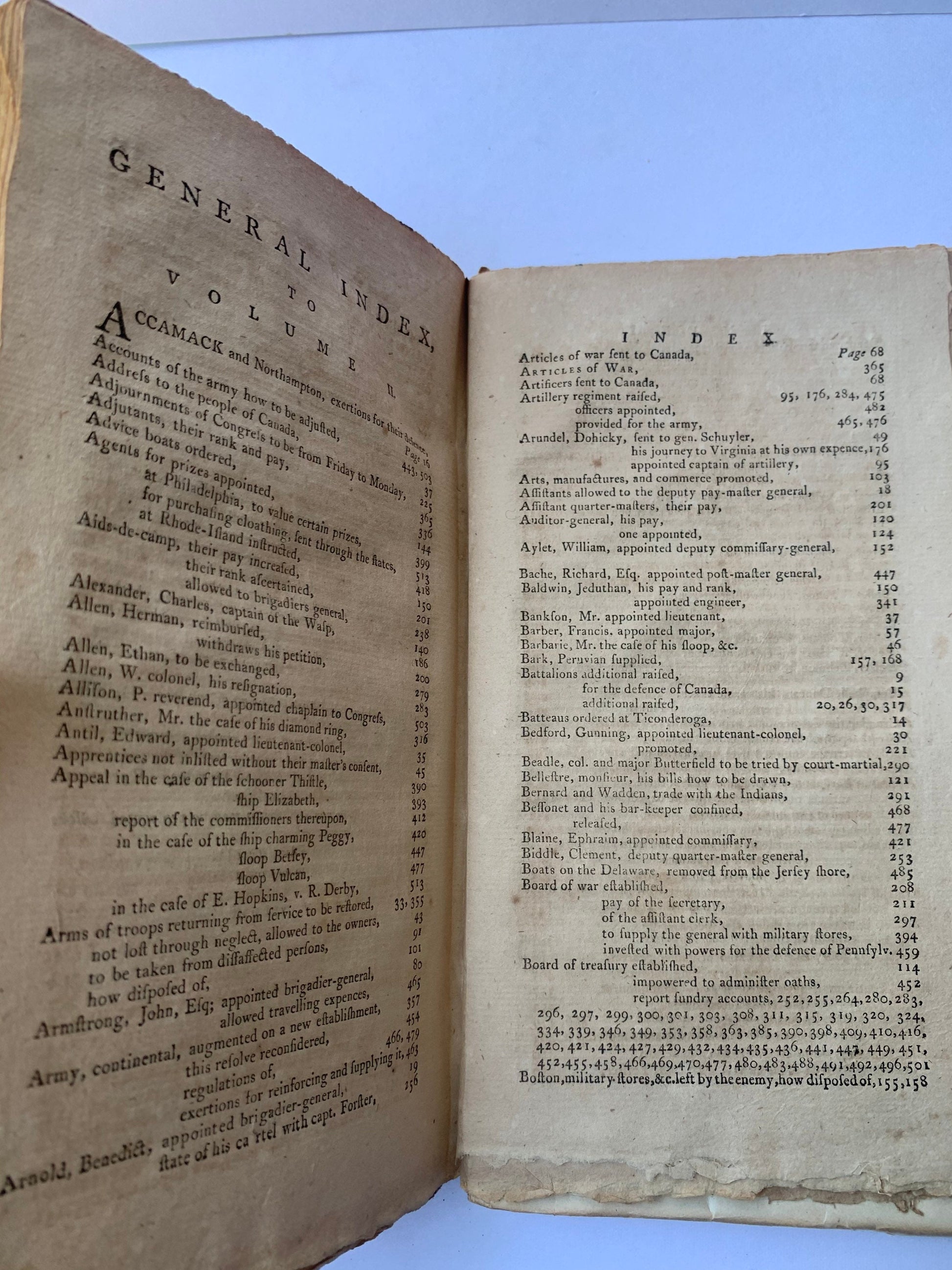 Amazingly rare Journals of Congress from 1776, the framing of the Declaration of Independence, chronicles the birth of the United States