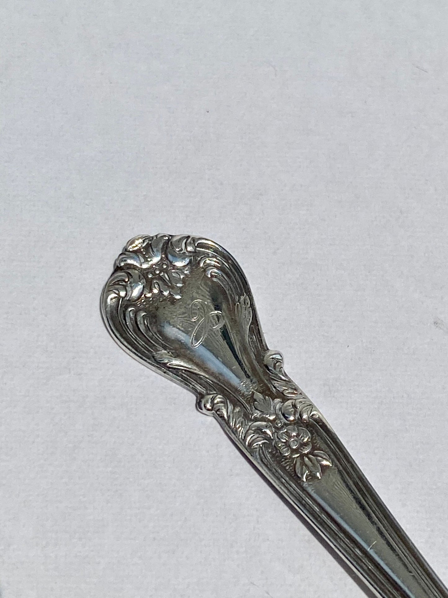 Engraved Weidlich Co Sterling Silver Ancestry Spoon | Home and Living