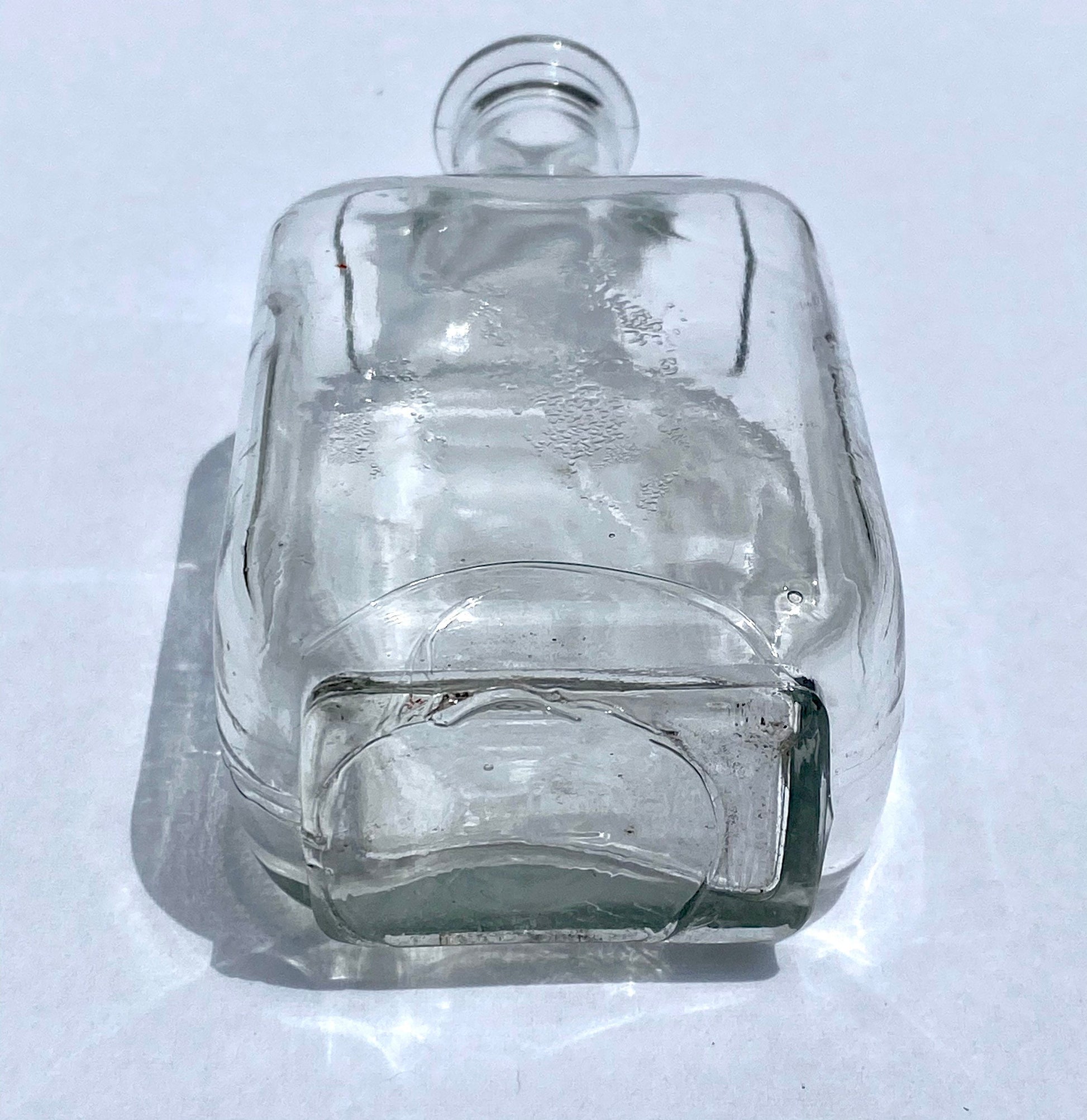 Vintage Unmarked Glass Medicine Bottle