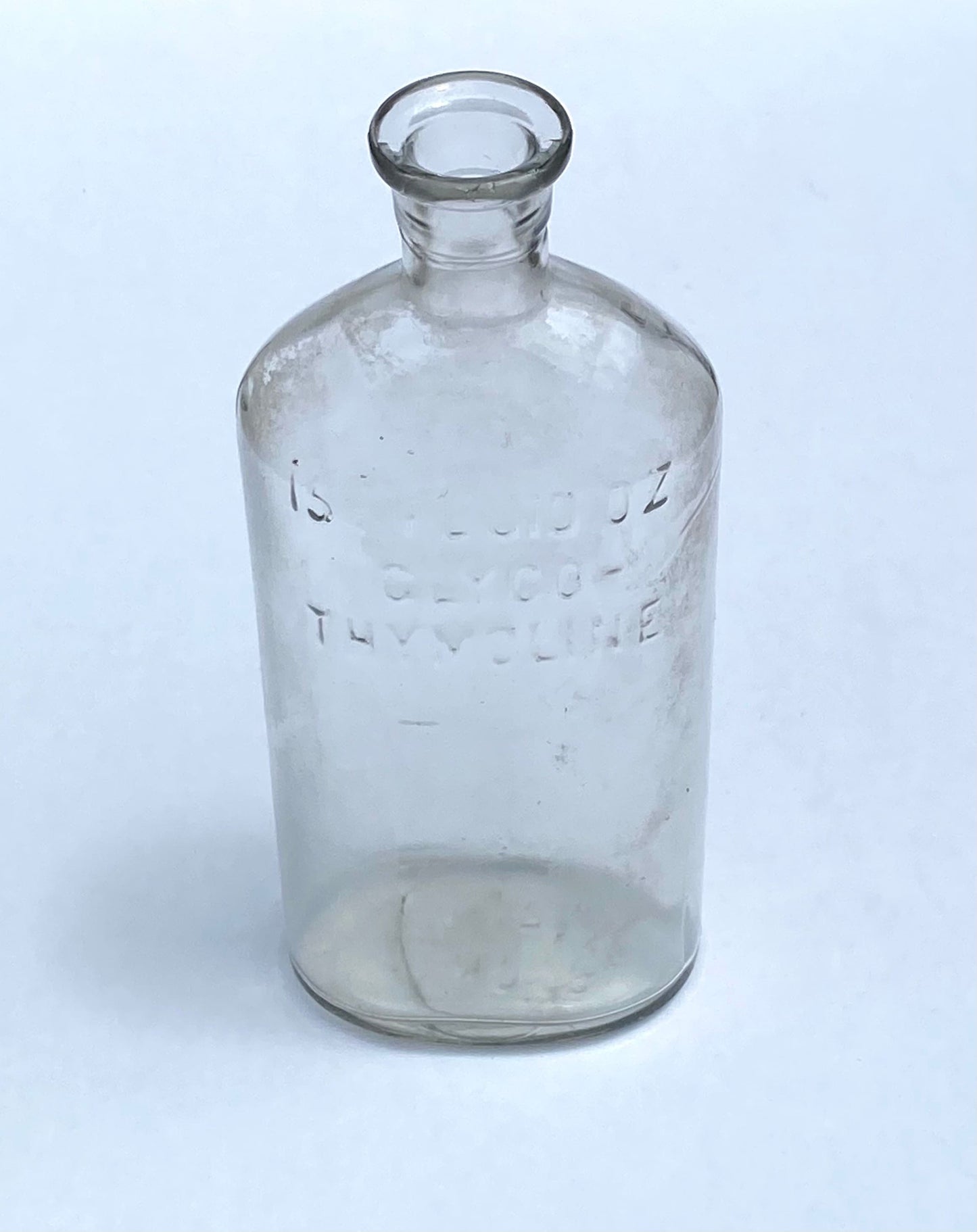 Antique Glyco-Thymoline Glass Bottle K & O Co. New York | Home Decor