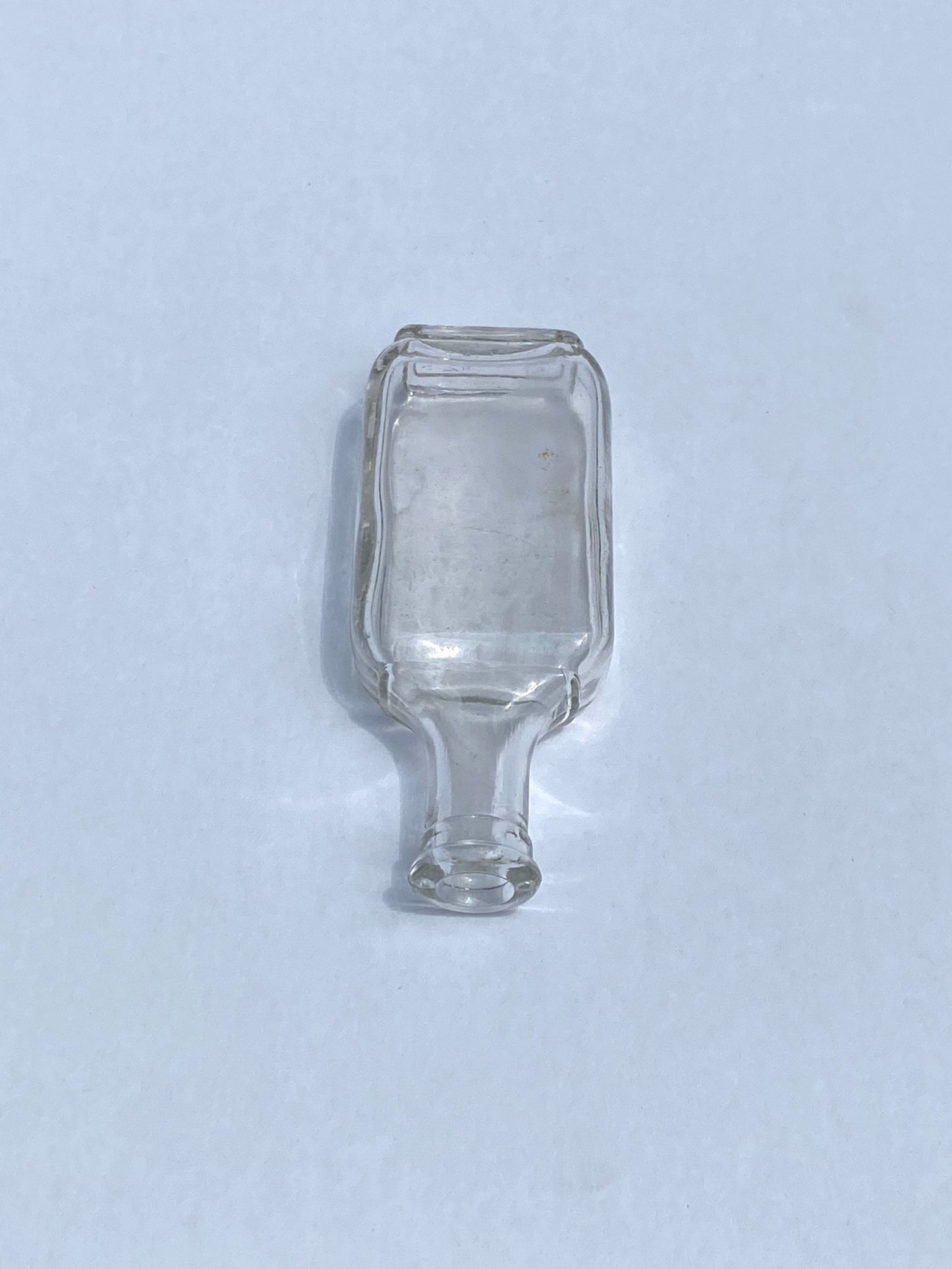 Vintage Mini Unmarked Glass Medicine Bottle