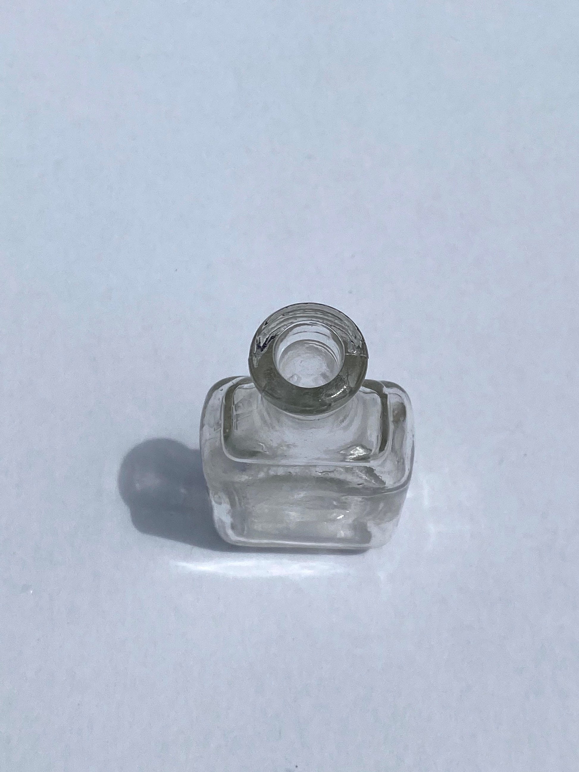Vintage Mini Unmarked Glass Medicine Bottle