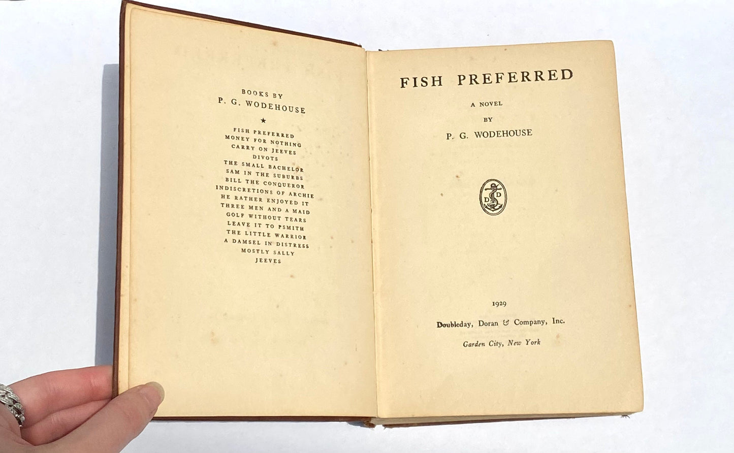 First Edition Fish Preferred / Summer Lightning by P.G. Wodehouse