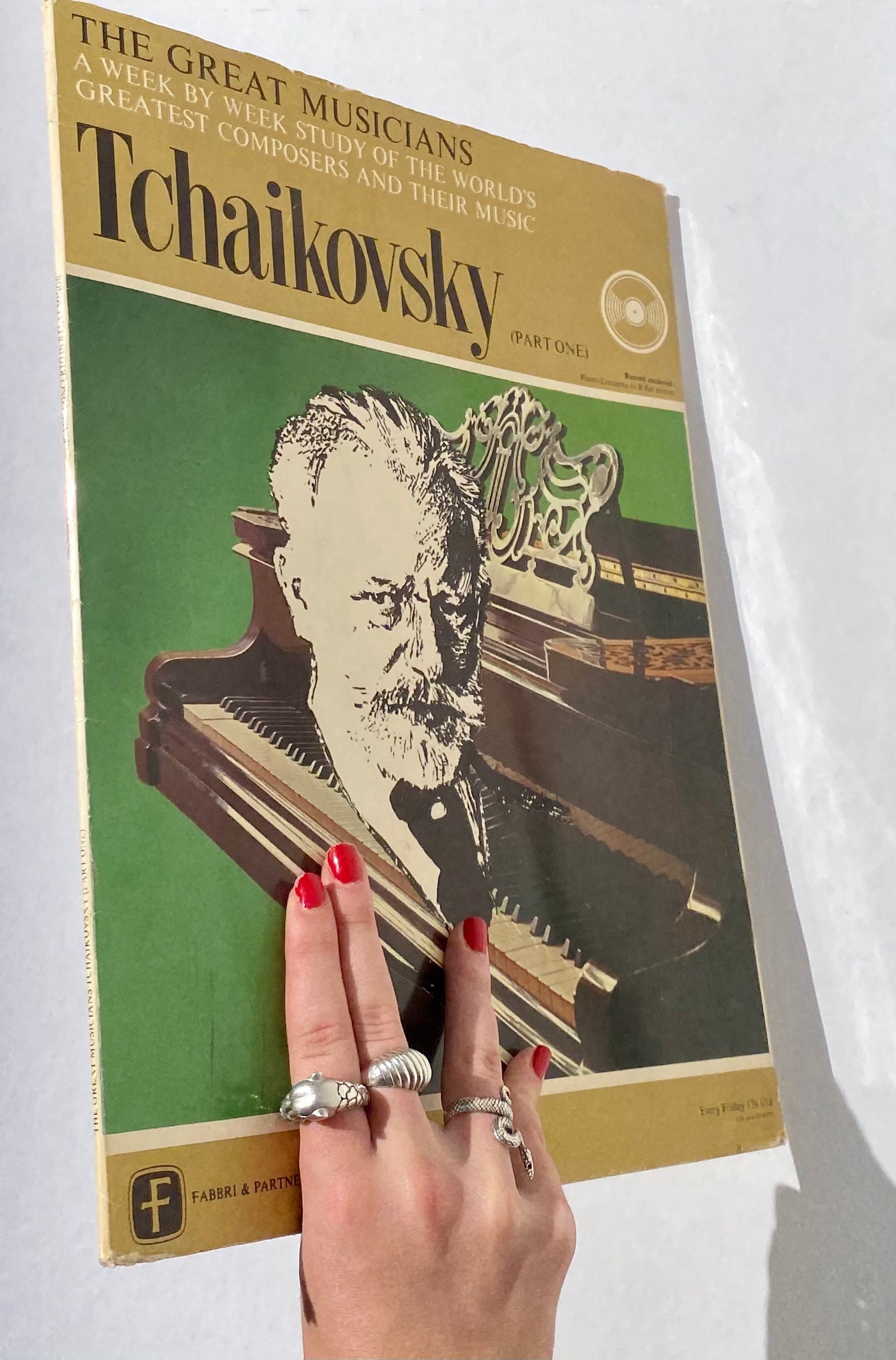 Tchaikovsky Part 1 The Great Musicians Study of Music enclosed with Record