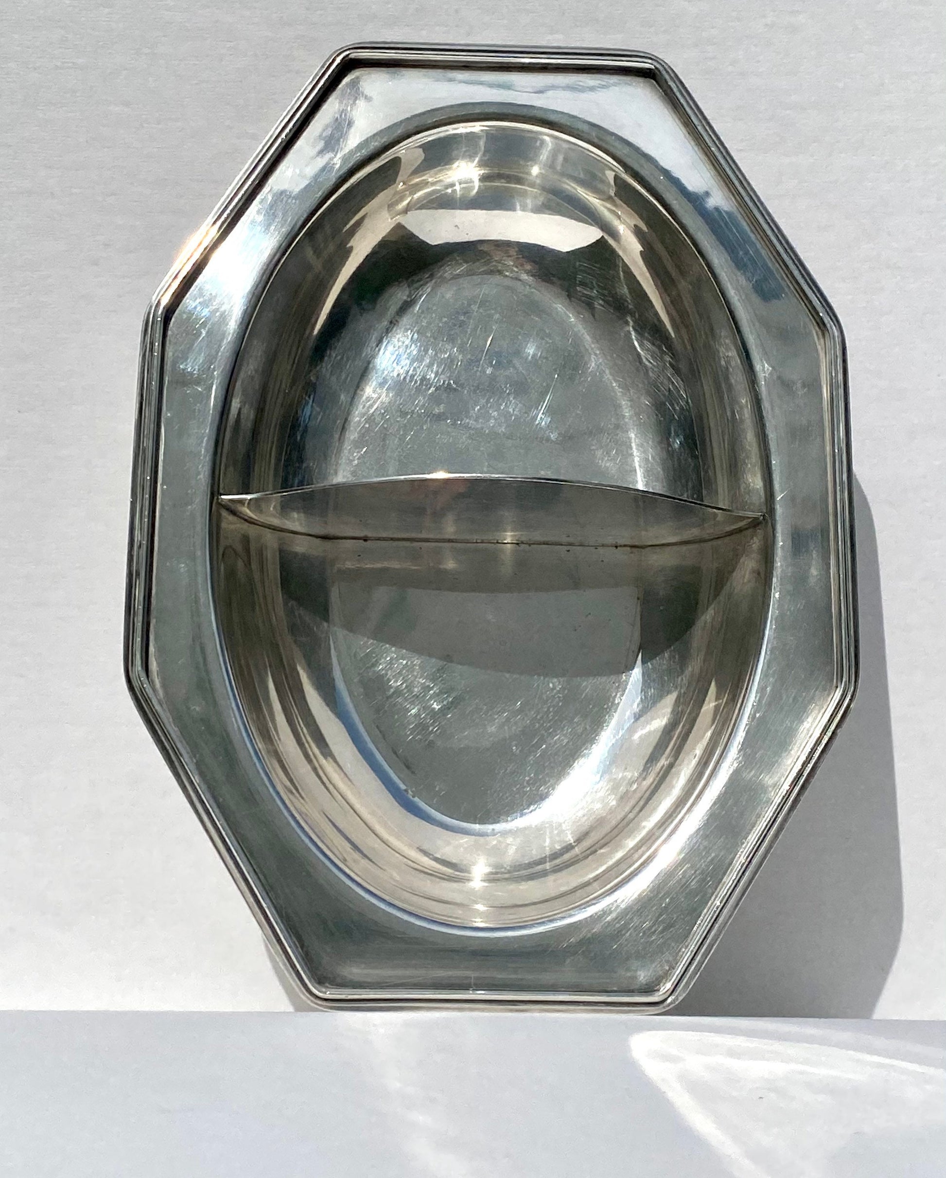 Elegant Silver Plate Dish by W.M. Mounts