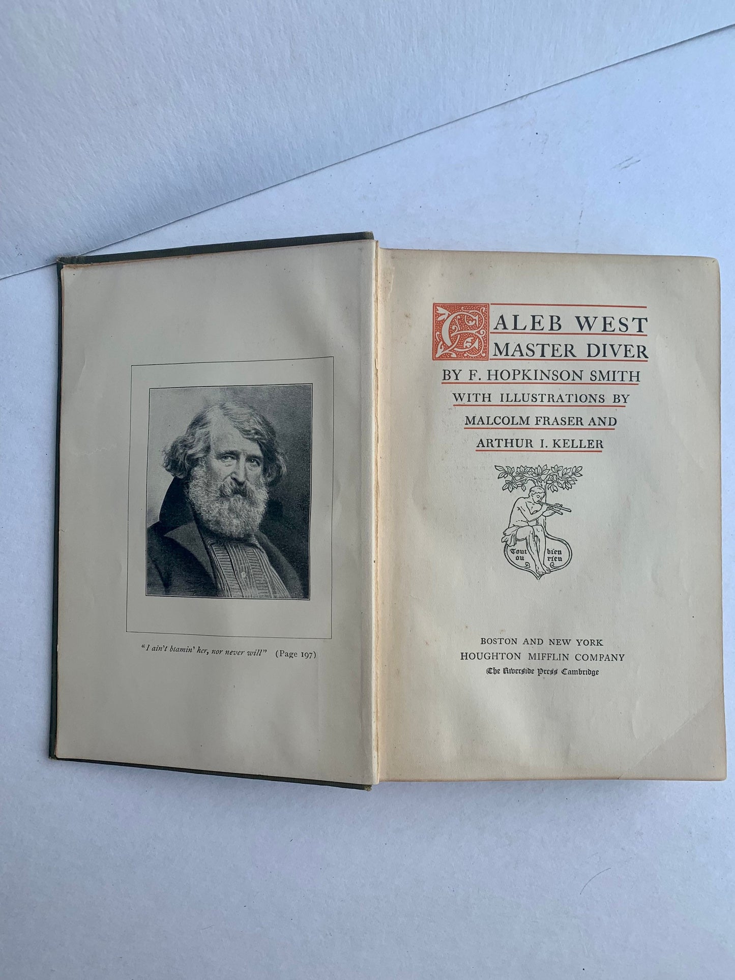 Vintage “Caleb West: Master Diver Novel” (1898)