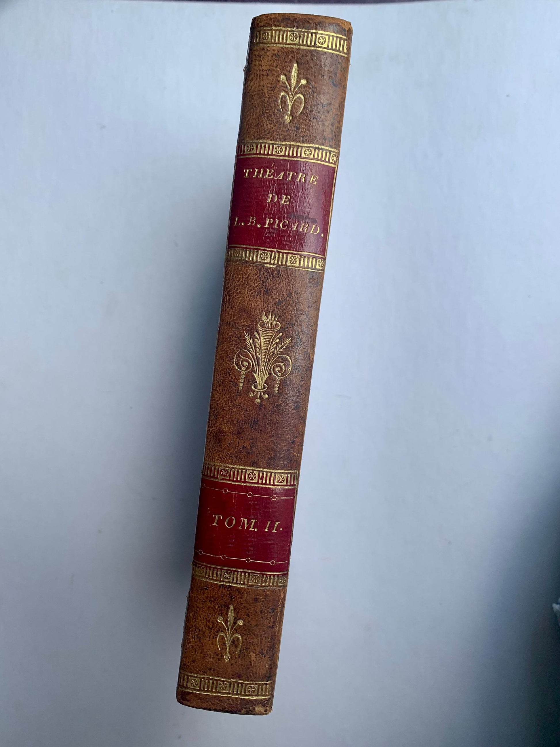 Antique 5 Volume Hardcover Book Collections of L.B. Picard’s Comedic Prose (1812)