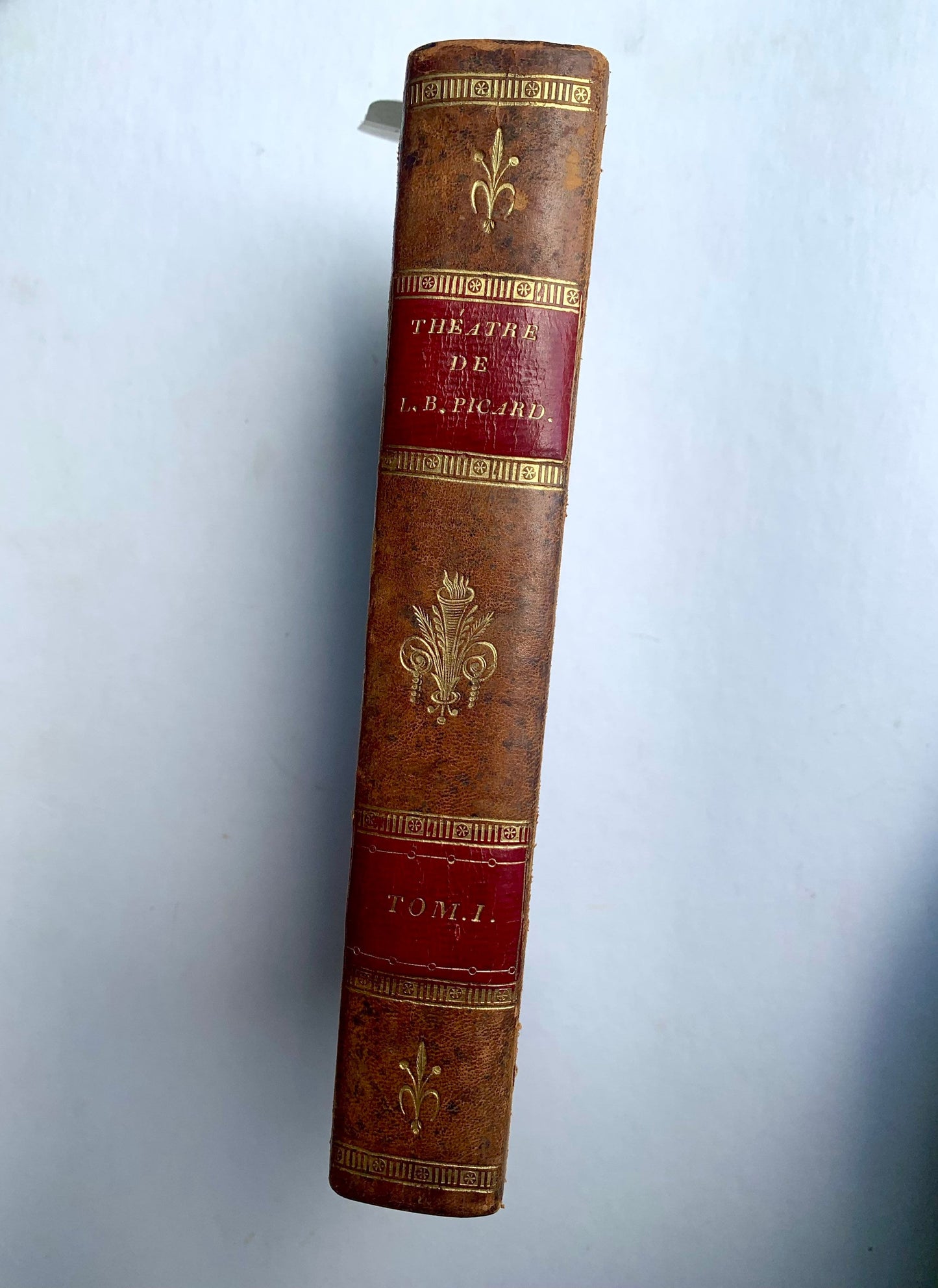 Antique 5 Volume Hardcover Book Collections of L.B. Picard’s Comedic Prose (1812)