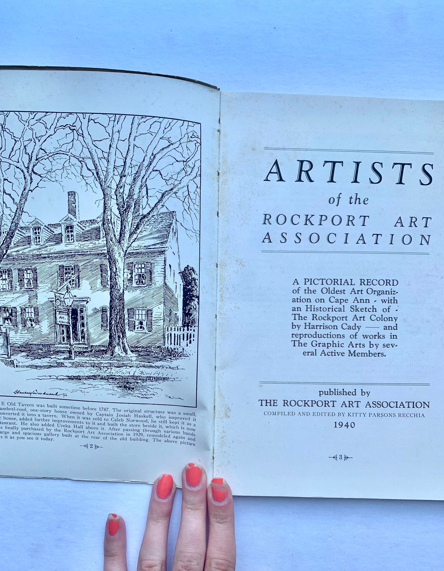 Vintage “Artists of the Rockport Art Association” Book (1940)