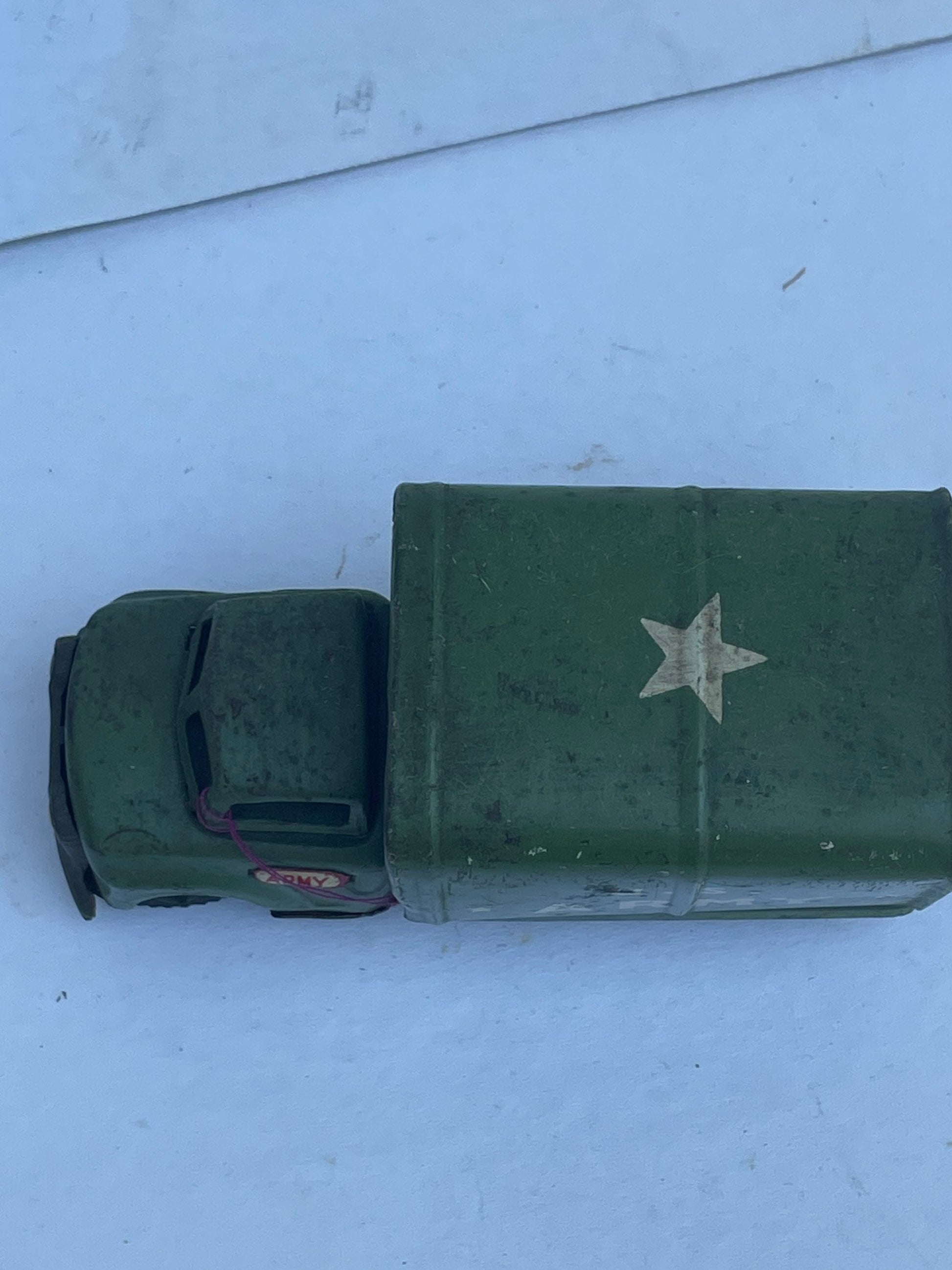 Vintage 1950s Toy Army Truck