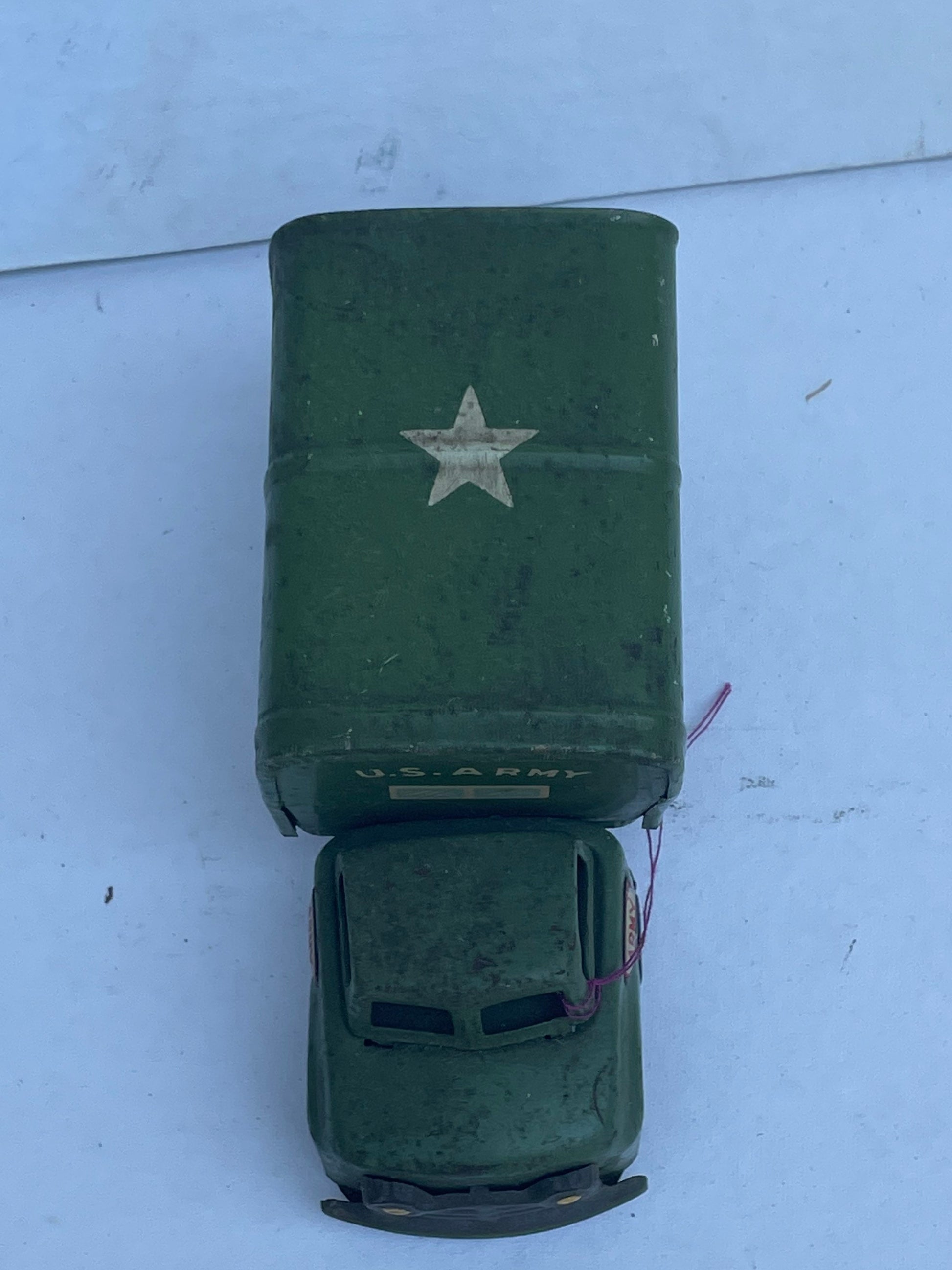 Vintage 1950s Toy Army Truck