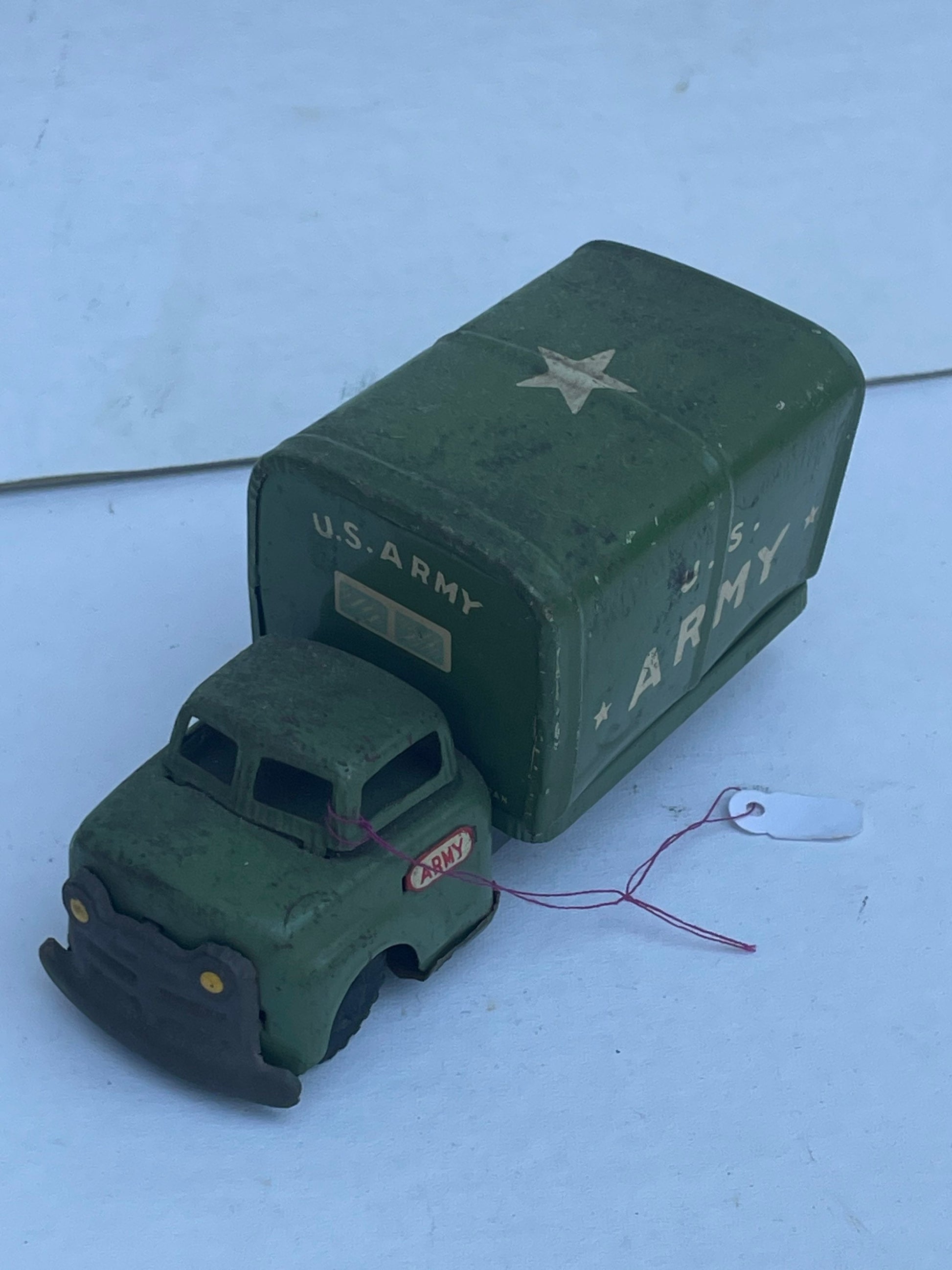 Vintage 1950s Toy Army Truck