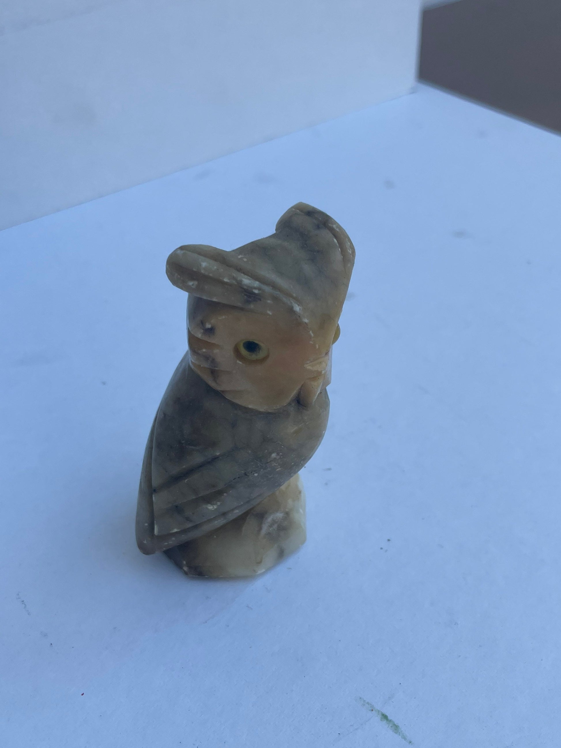 Vintage Marble Owl