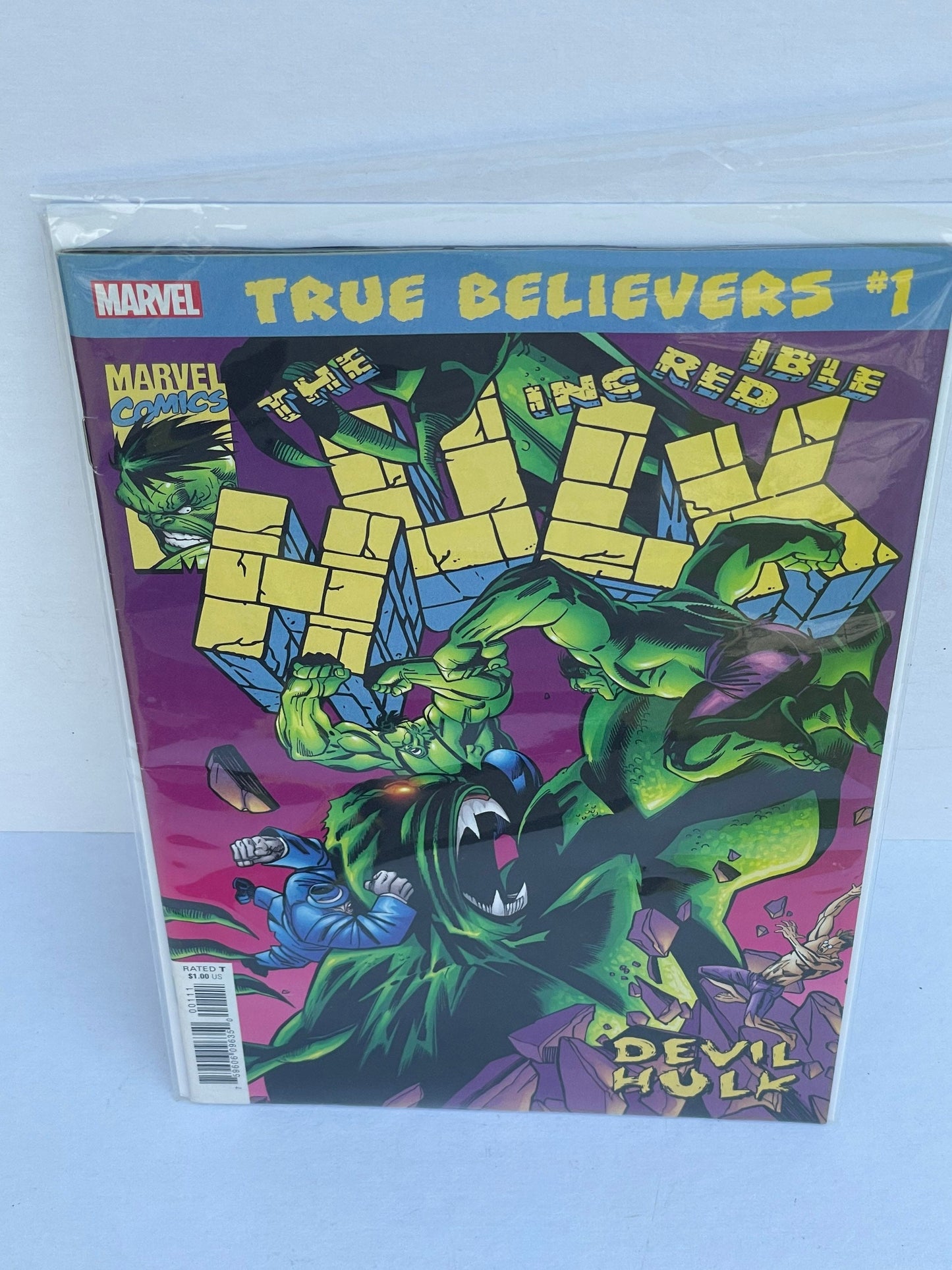 The Incredible Hulk Comic Devil Hulk Edition, Marvel Superhero Collector Gift, Comic Book Collection, Marvel Fan Gift