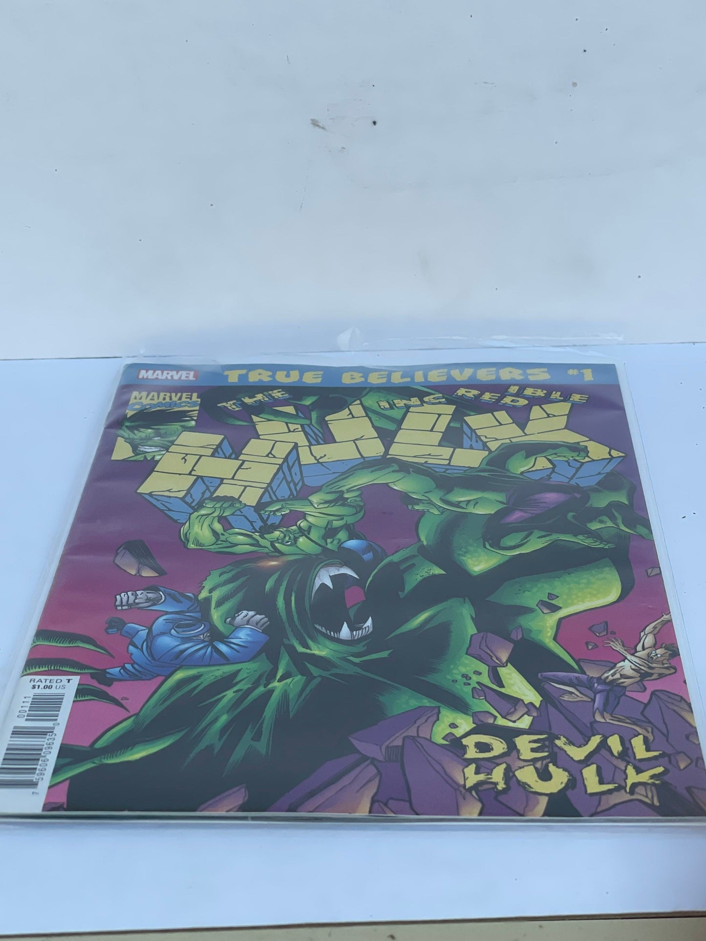 The Incredible Hulk Comic Devil Hulk Edition, Marvel Superhero Collector Gift, Comic Book Collection, Marvel Fan Gift