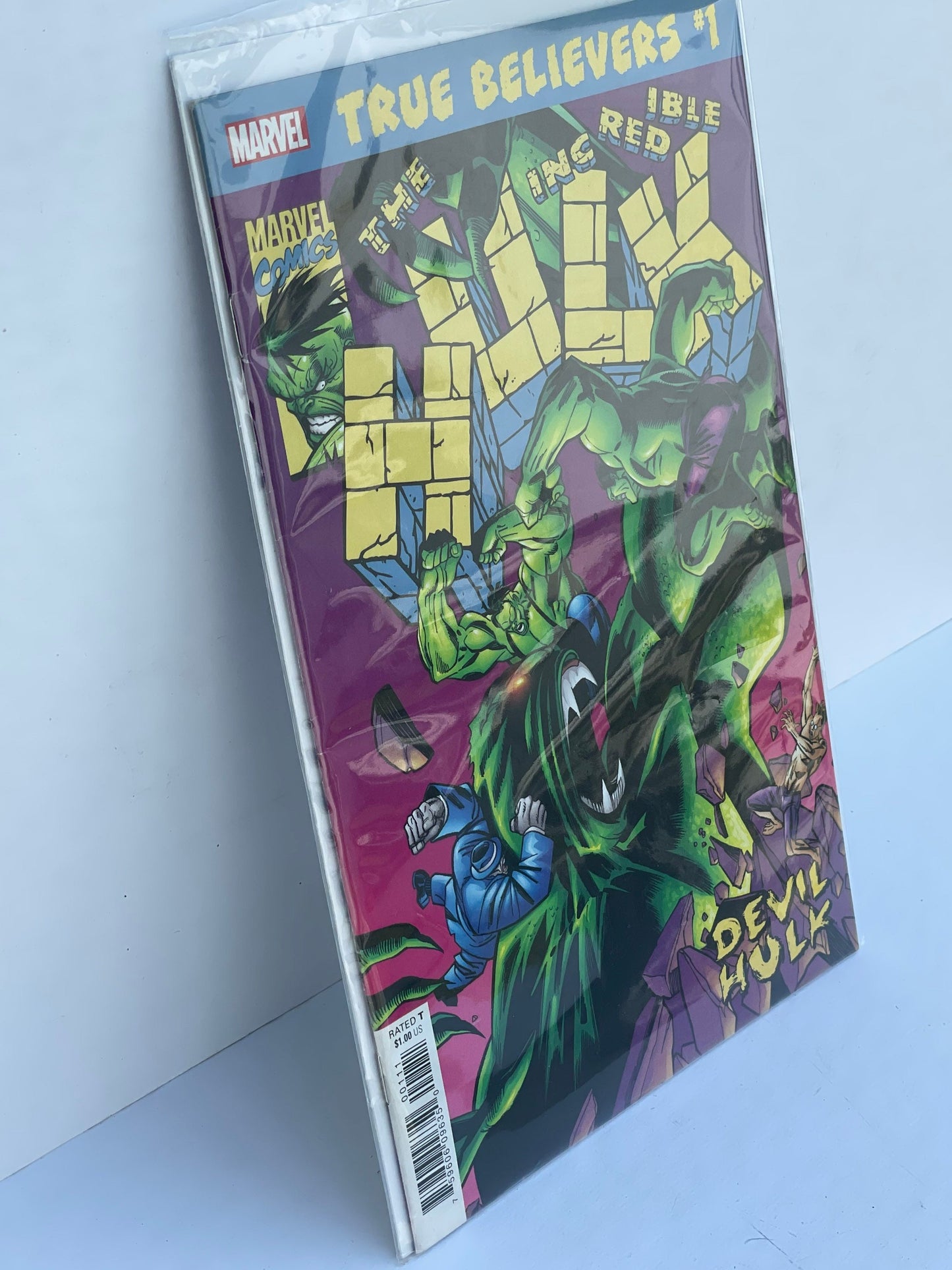 The Incredible Hulk Comic Devil Hulk Edition, Marvel Superhero Collector Gift, Comic Book Collection, Marvel Fan Gift