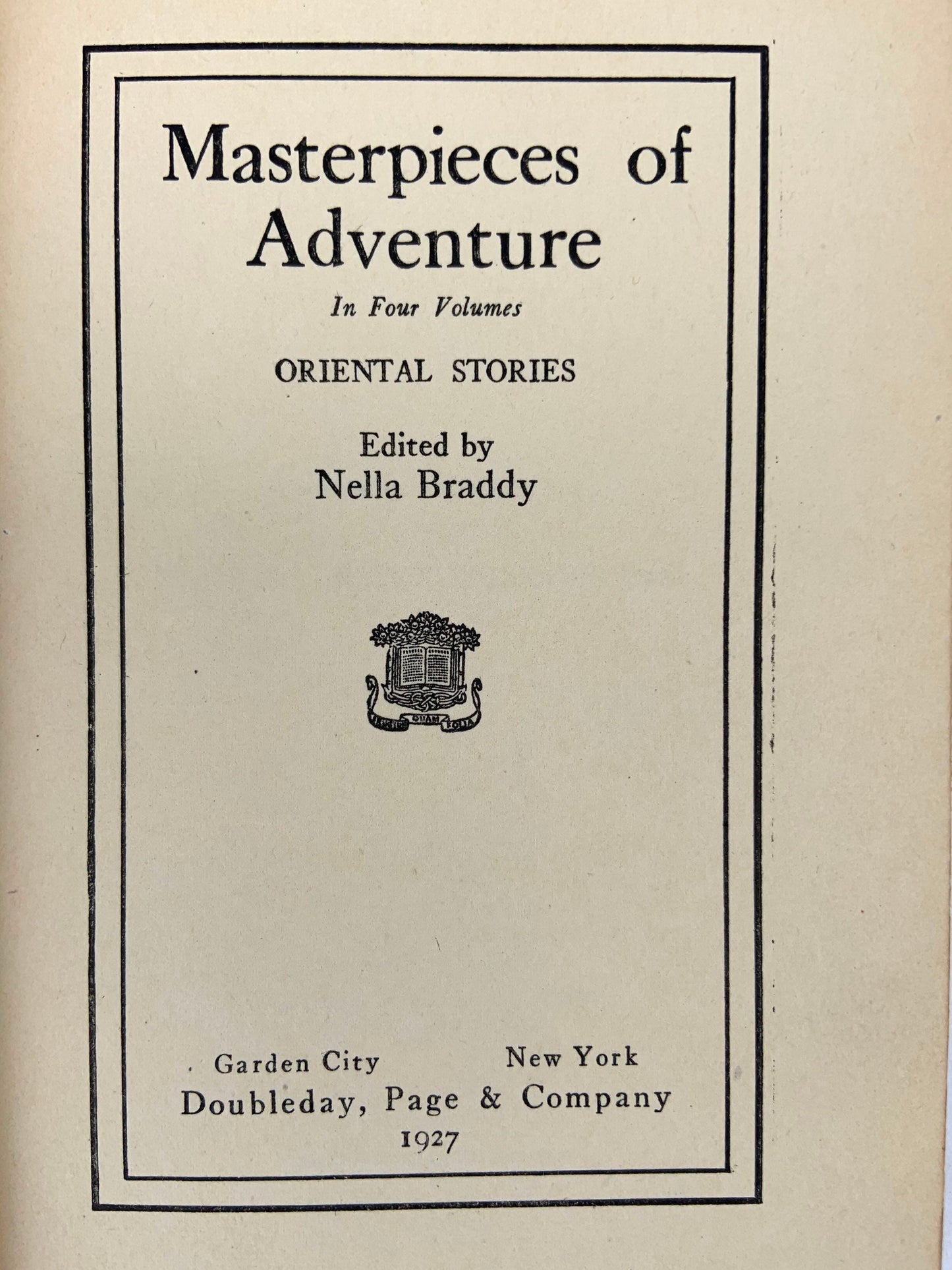 Antique Masterpieces of Adventure: Oriental Stories, Nepal Braddy