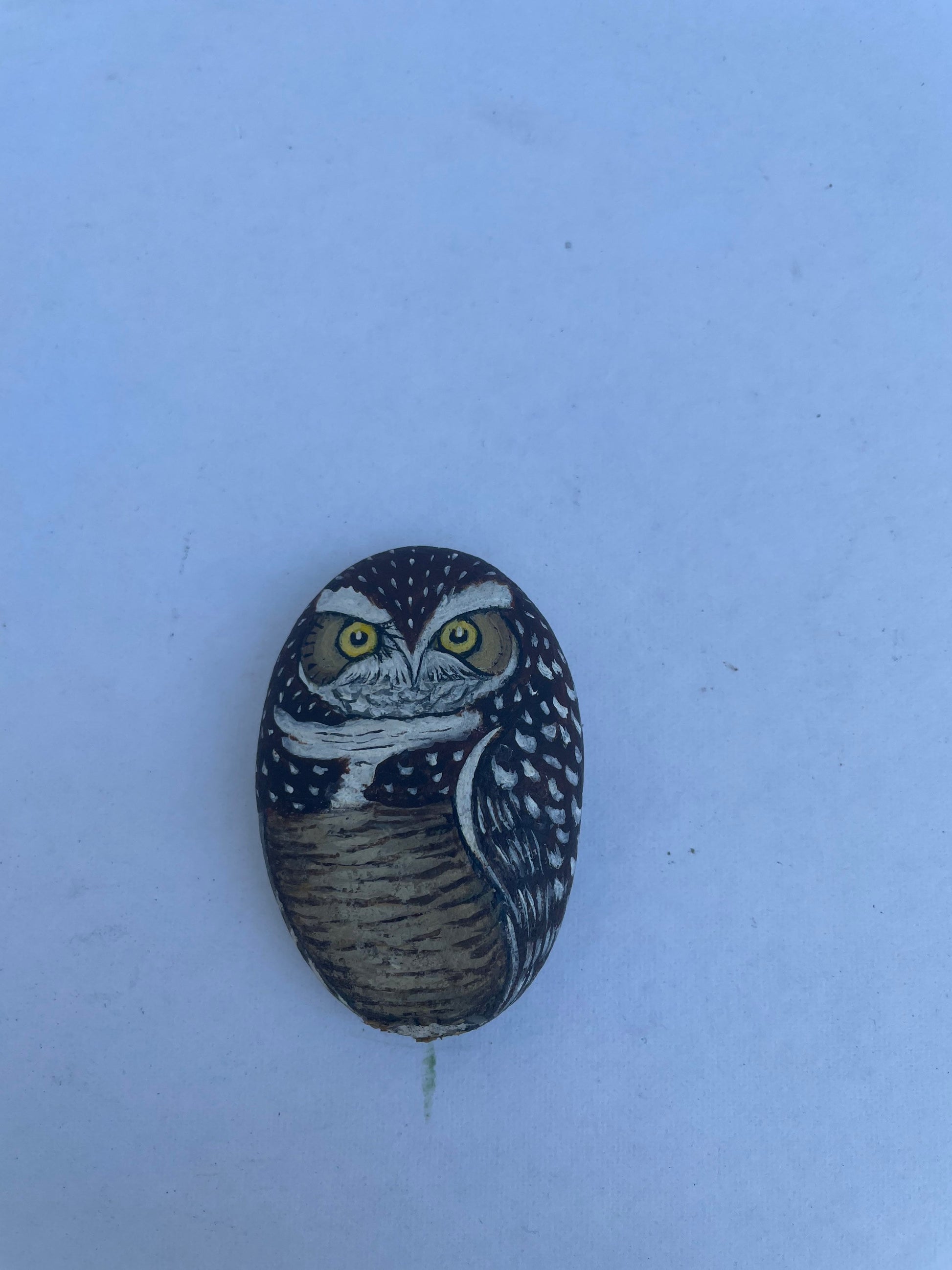 Vintage painted owl