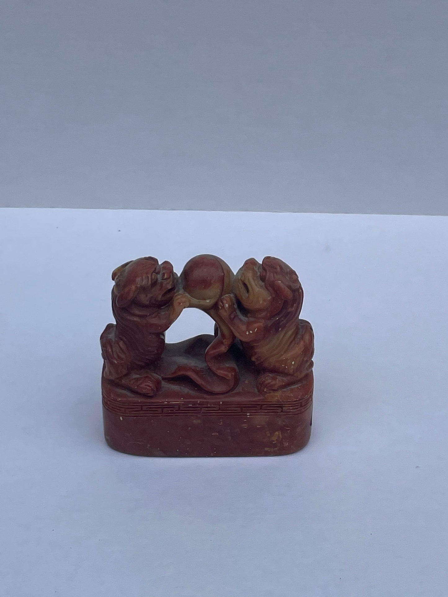 Vintage Chinese Marble Stamp