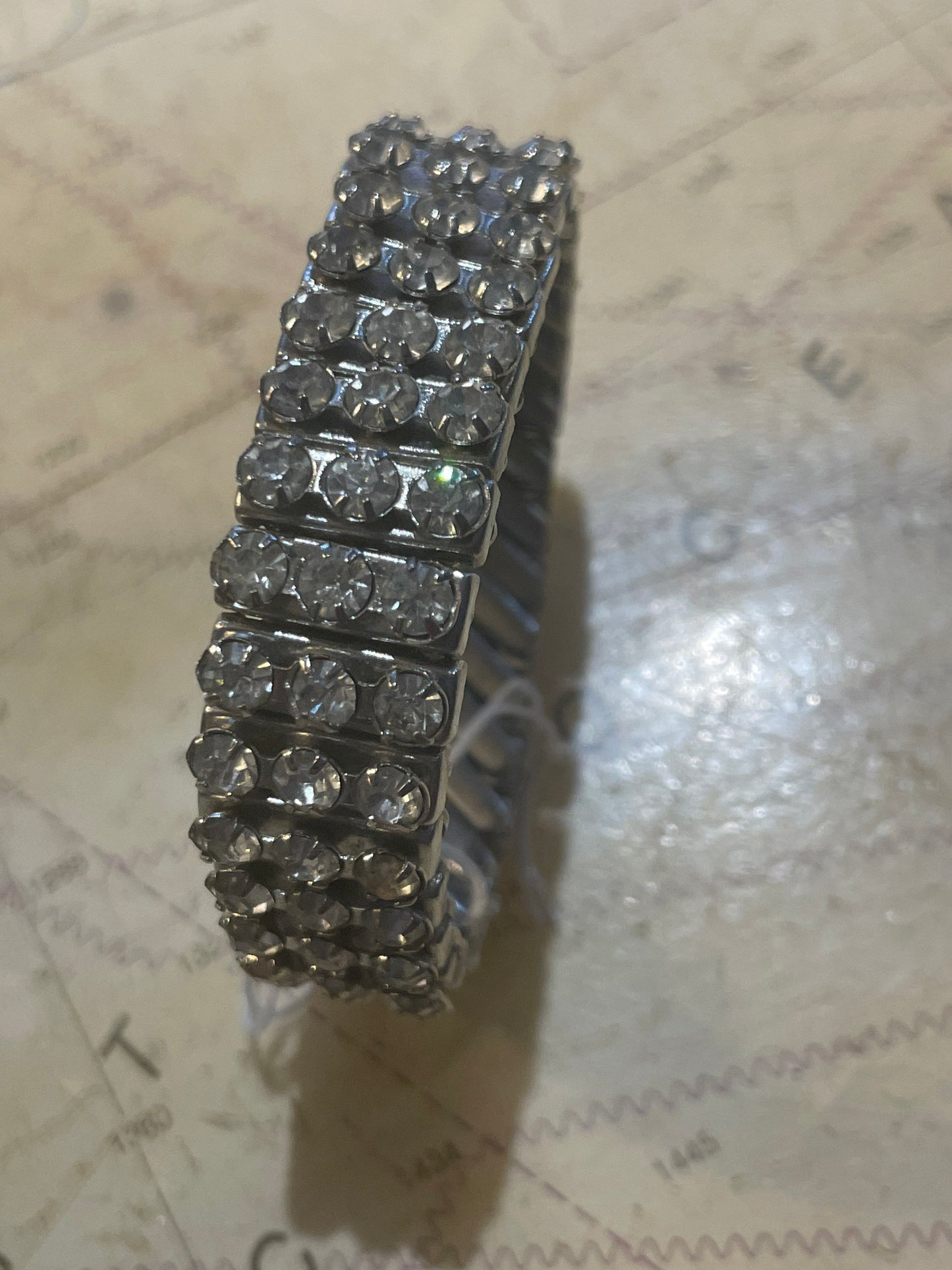 Vintage 1960s Rhinestone Bracelet