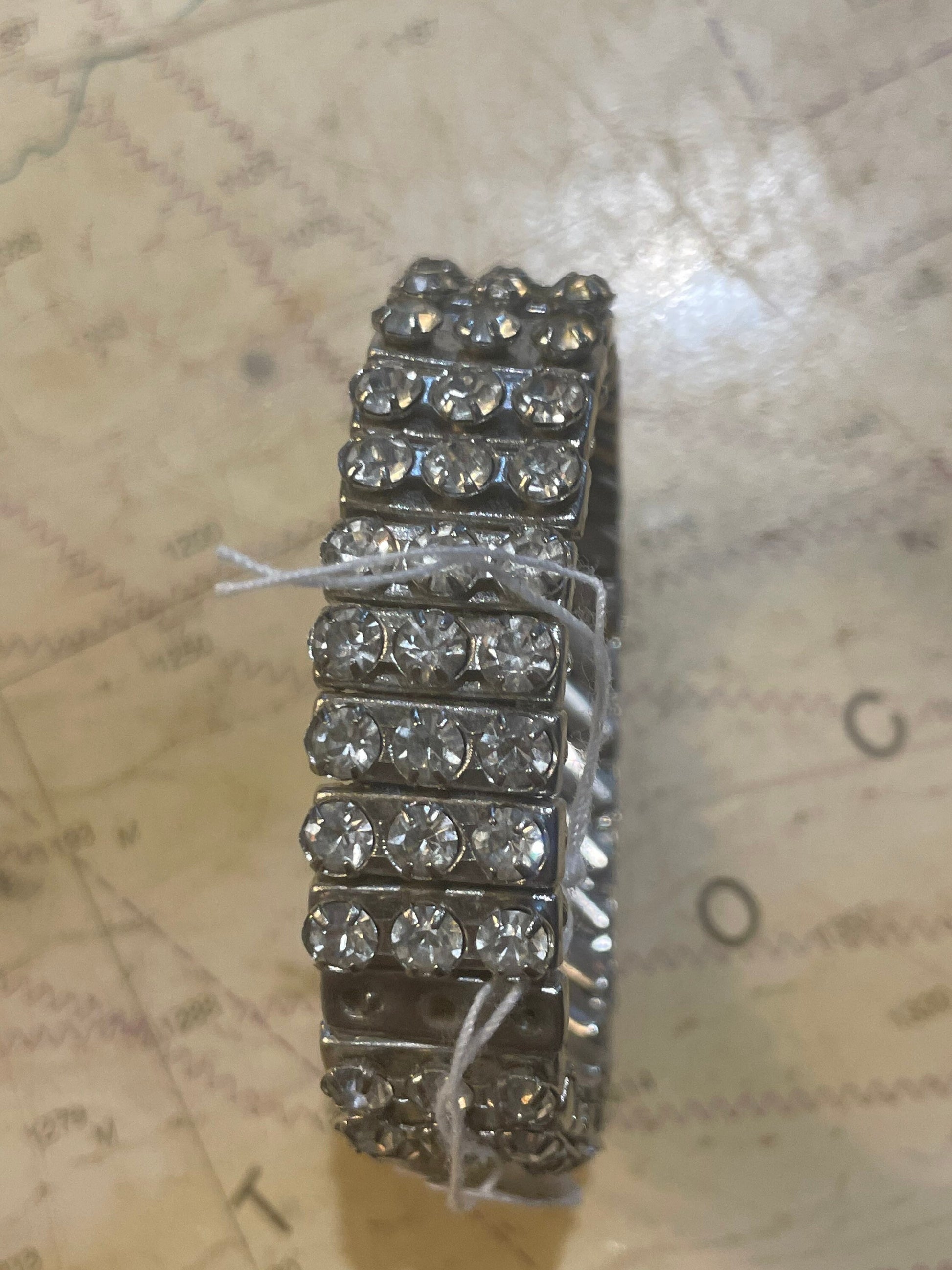 Vintage 1960s Rhinestone Bracelet