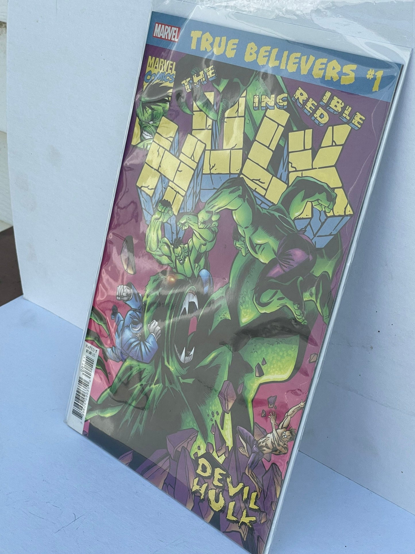 The Incredible Hulk Comic Devil Hulk Edition, Marvel Superhero Collector Gift, Comic Book Collection, Marvel Fan Gift