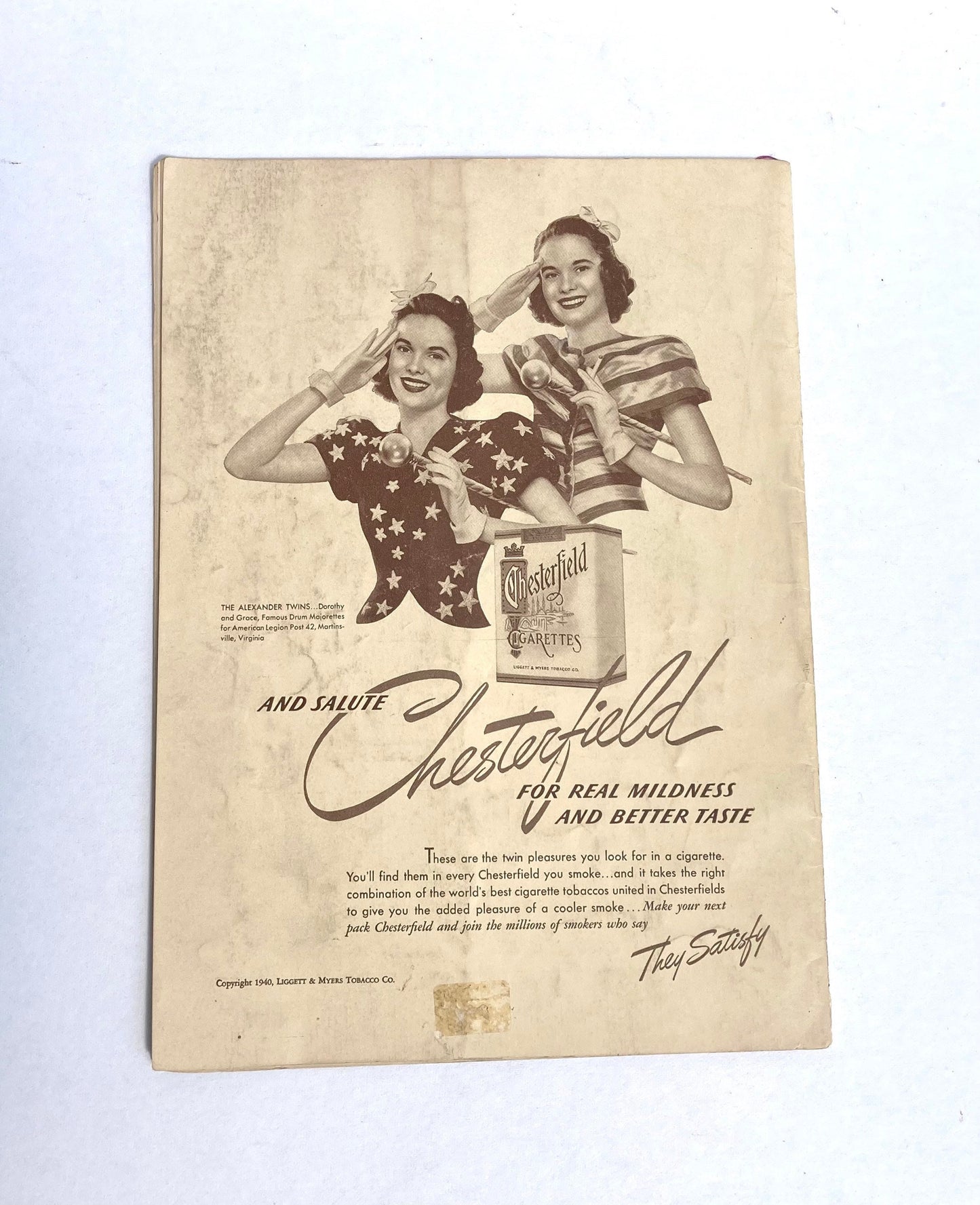 Vintage Playbill- 1940 - Winter Theatre Playbill - Hellz A Poppin - Olsen And Johnson