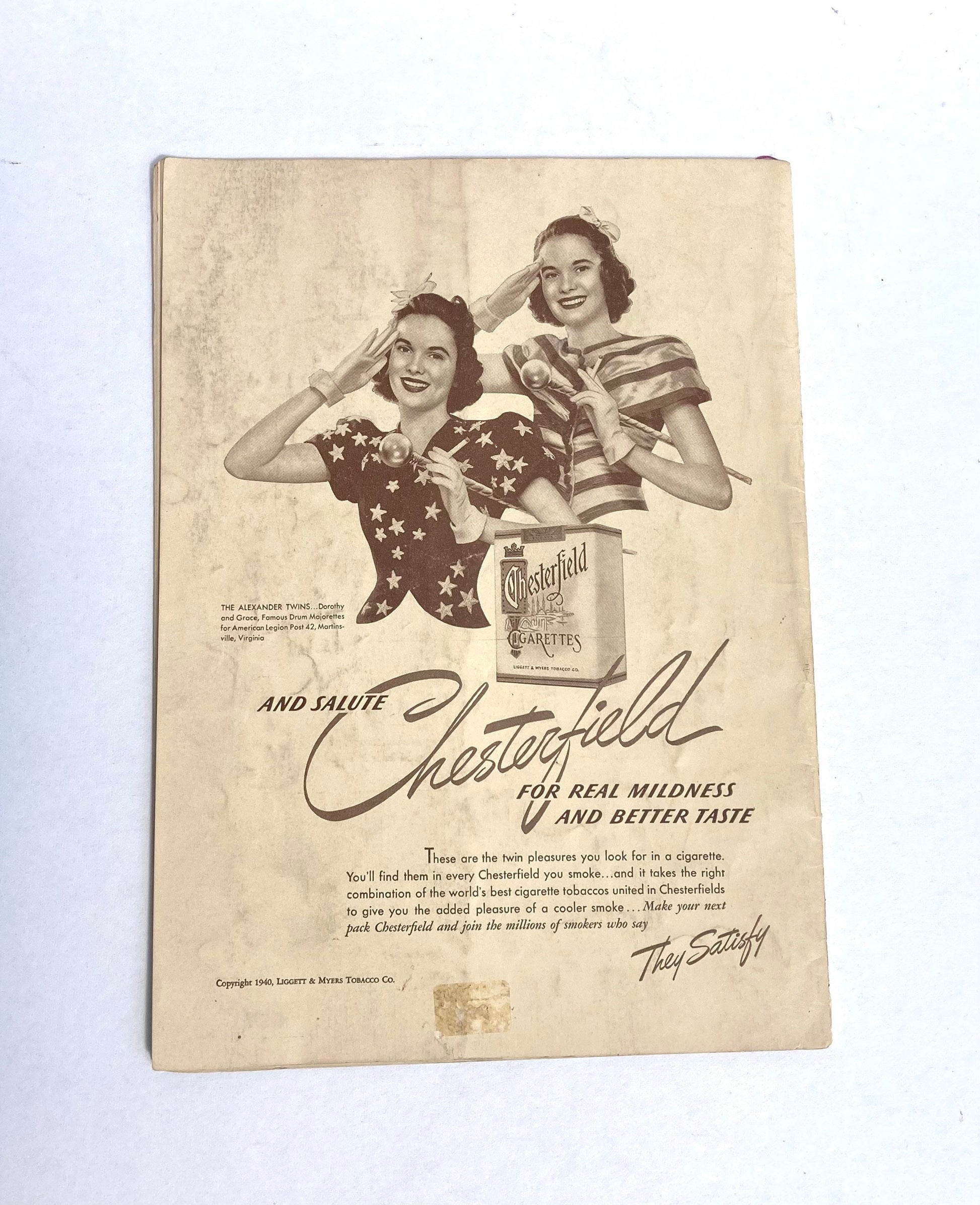 Vintage Playbill- 1940 - Winter Theatre Playbill - Hellz A Poppin - Olsen And Johnson