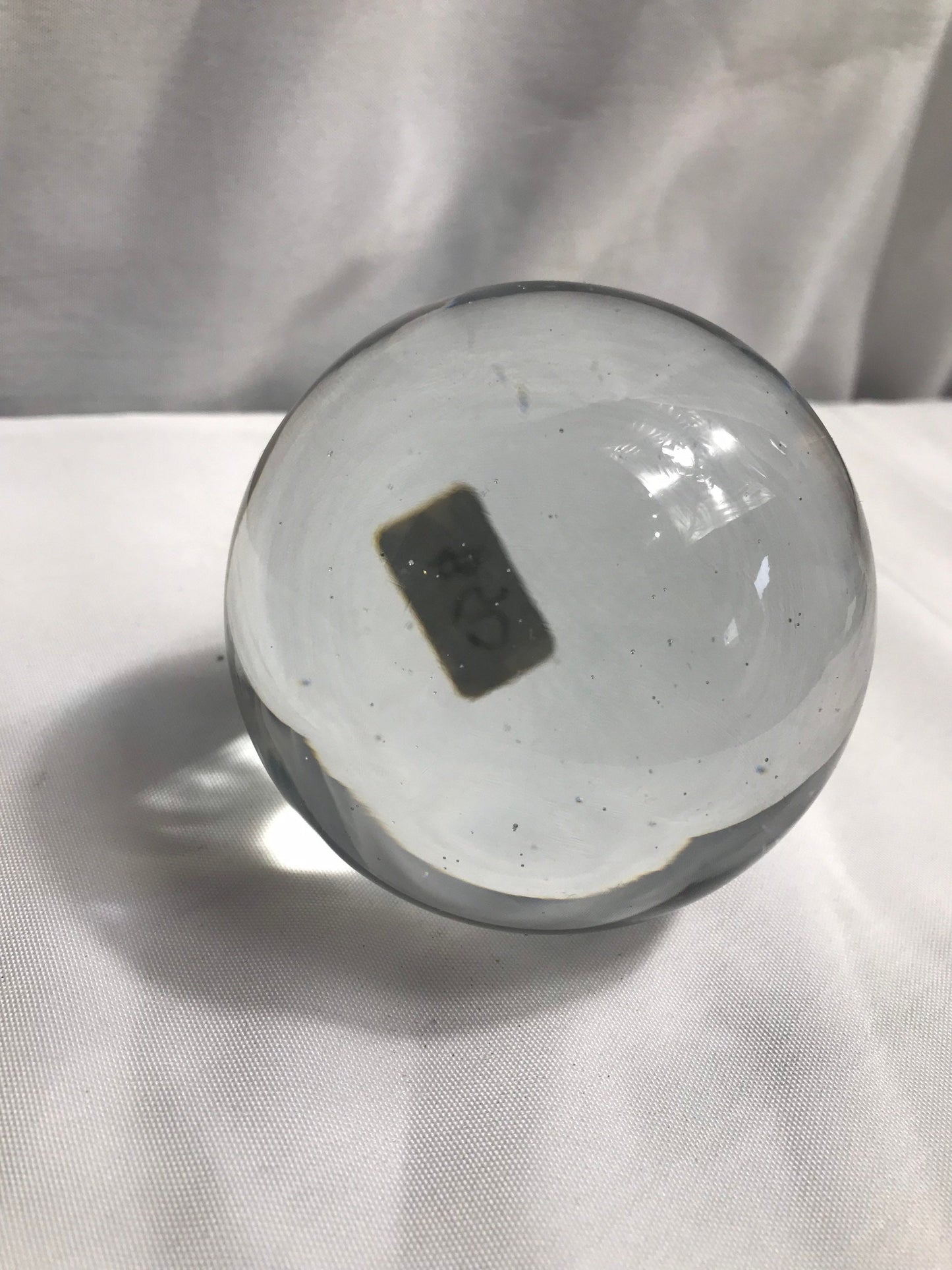 Clear Solid Glass Paperweight