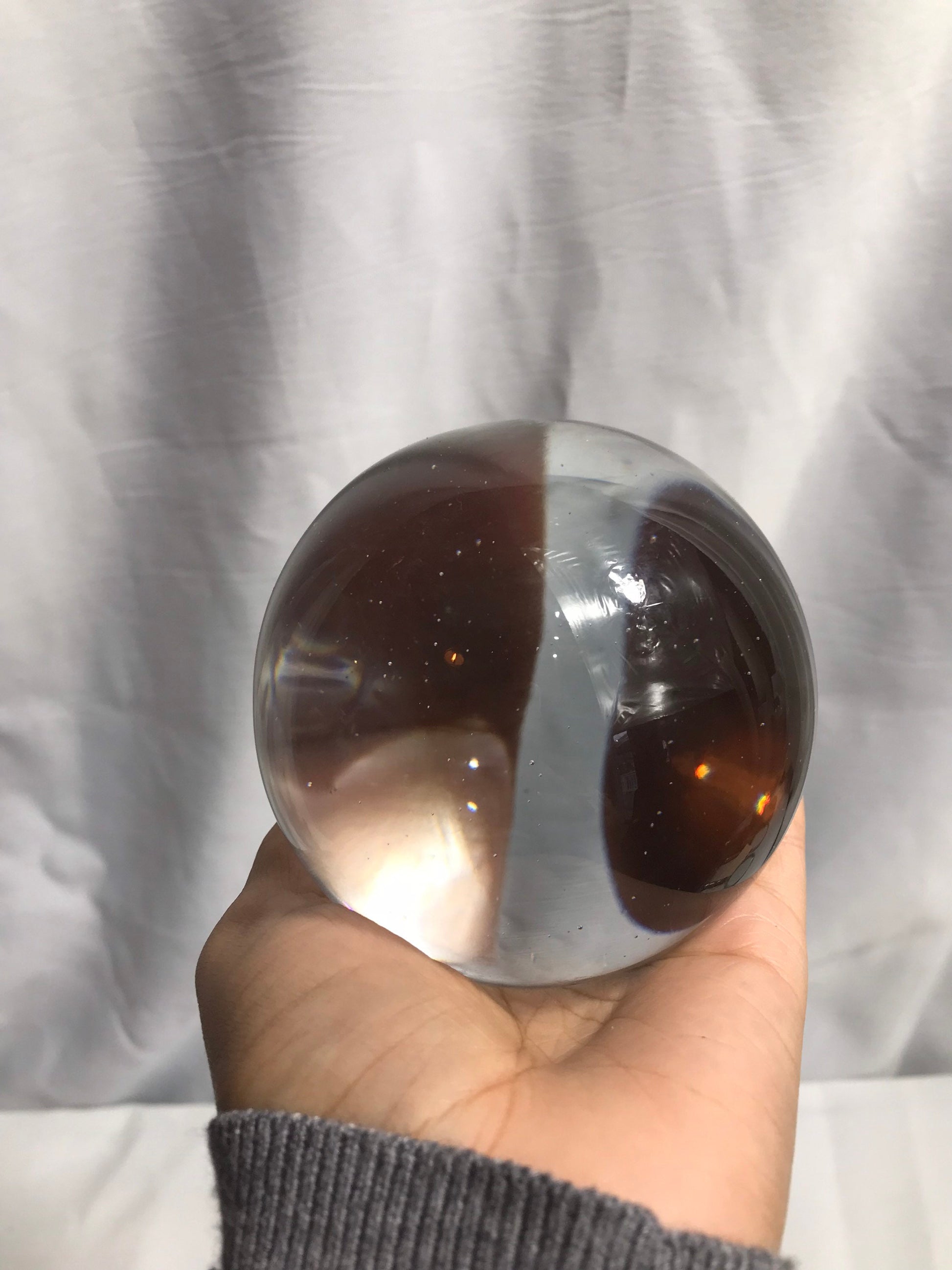 Clear Solid Glass Paperweight