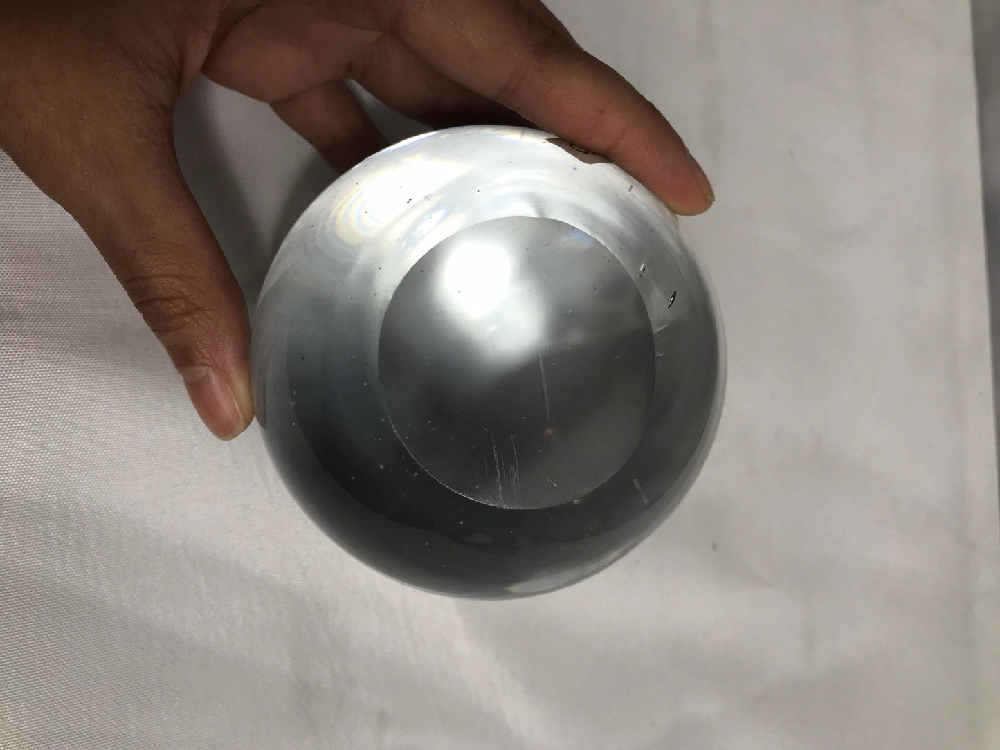 Clear Solid Glass Paperweight