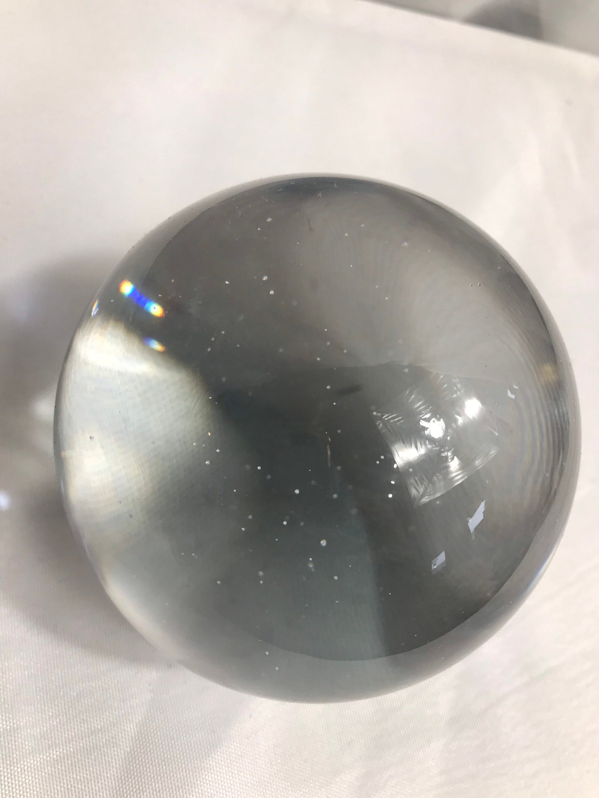 Clear Solid Glass Paperweight