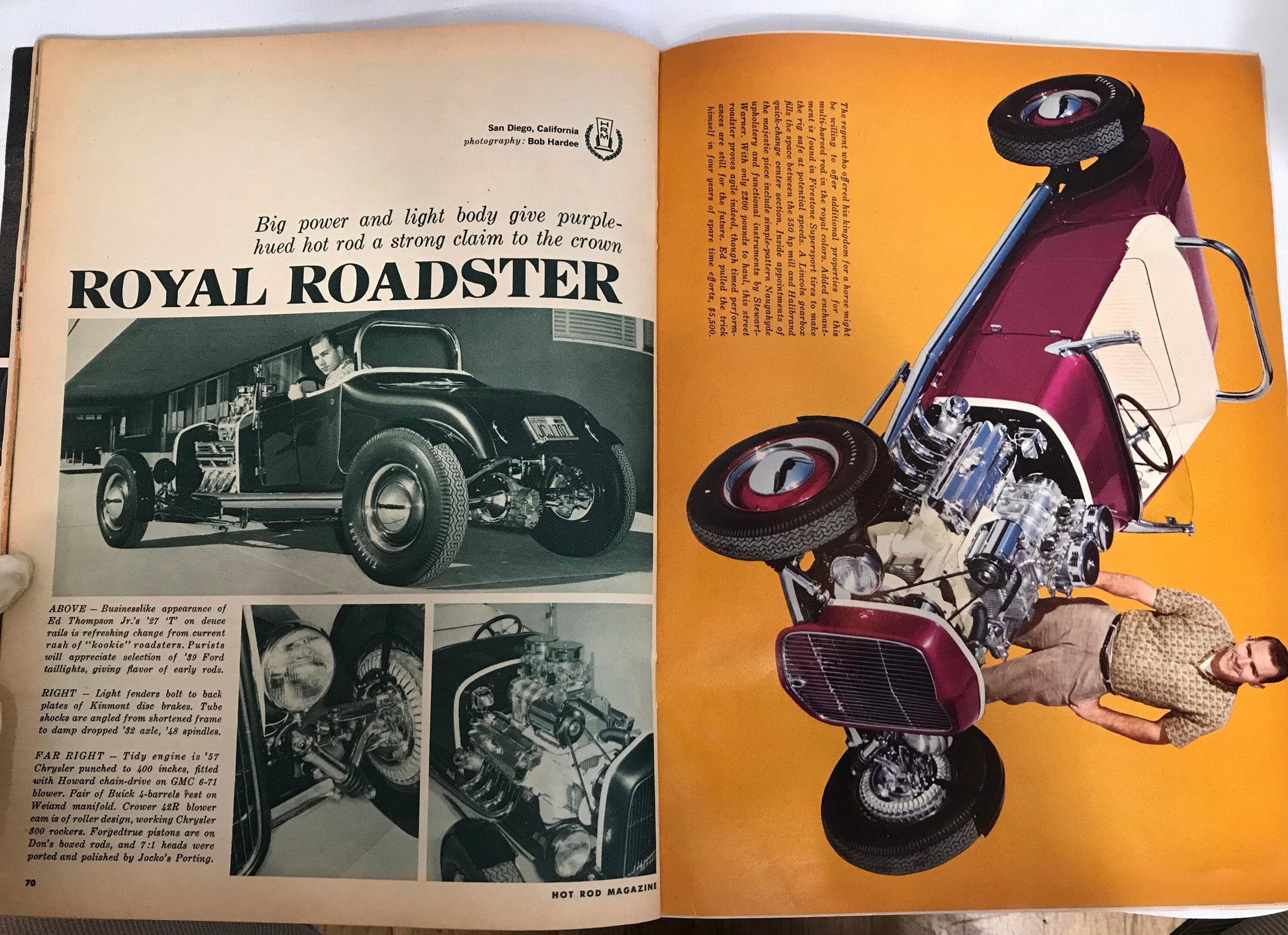 Vintage Hot Rod Everybody’s Automotive Magazine | NHRA/AHRA Winter Drags | April 1965 Issue