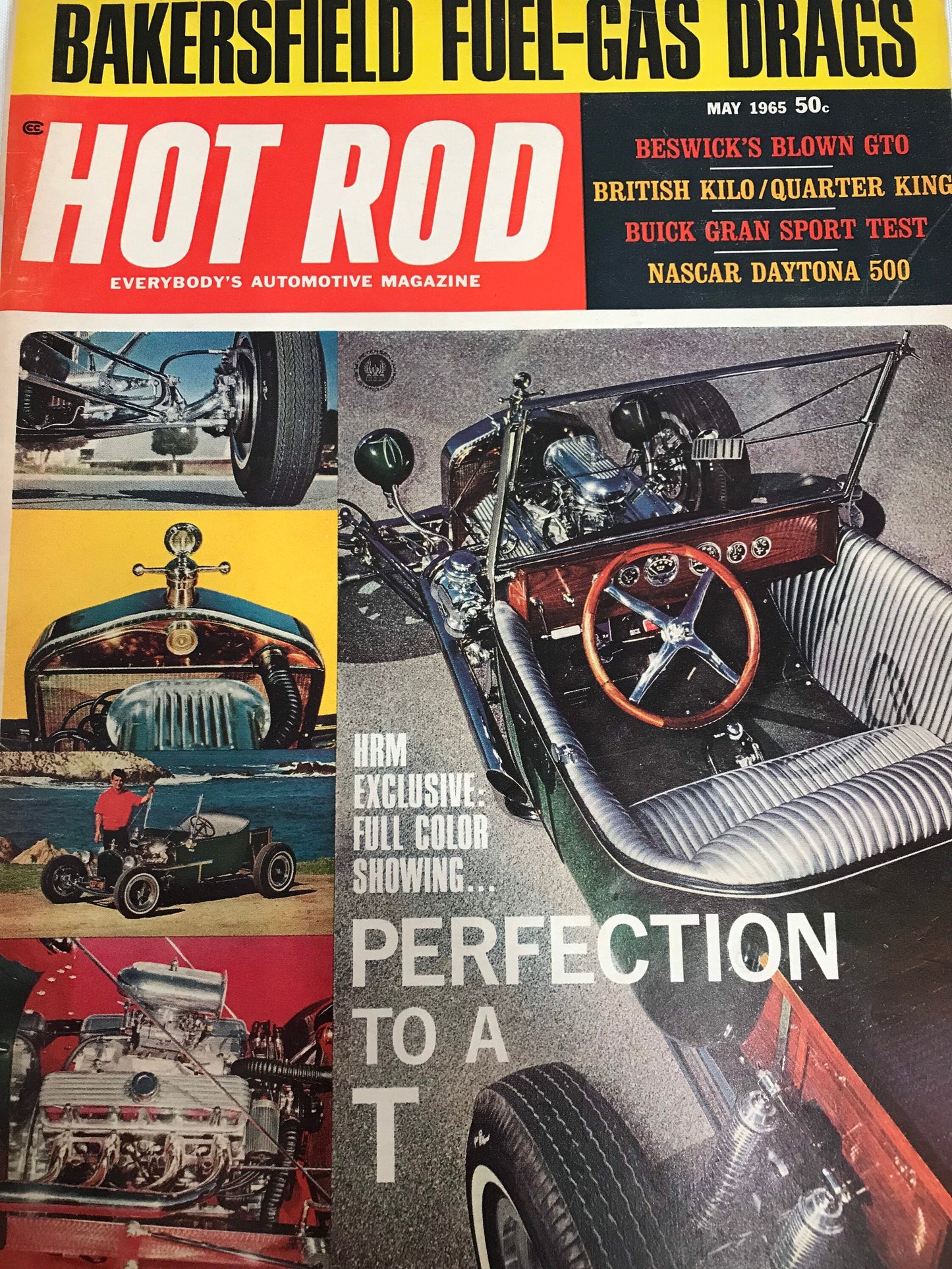 Vintage HOT ROD Everybody’s Automotive Magazine | Bakersfield Fuel - Gas Drags | May 1965