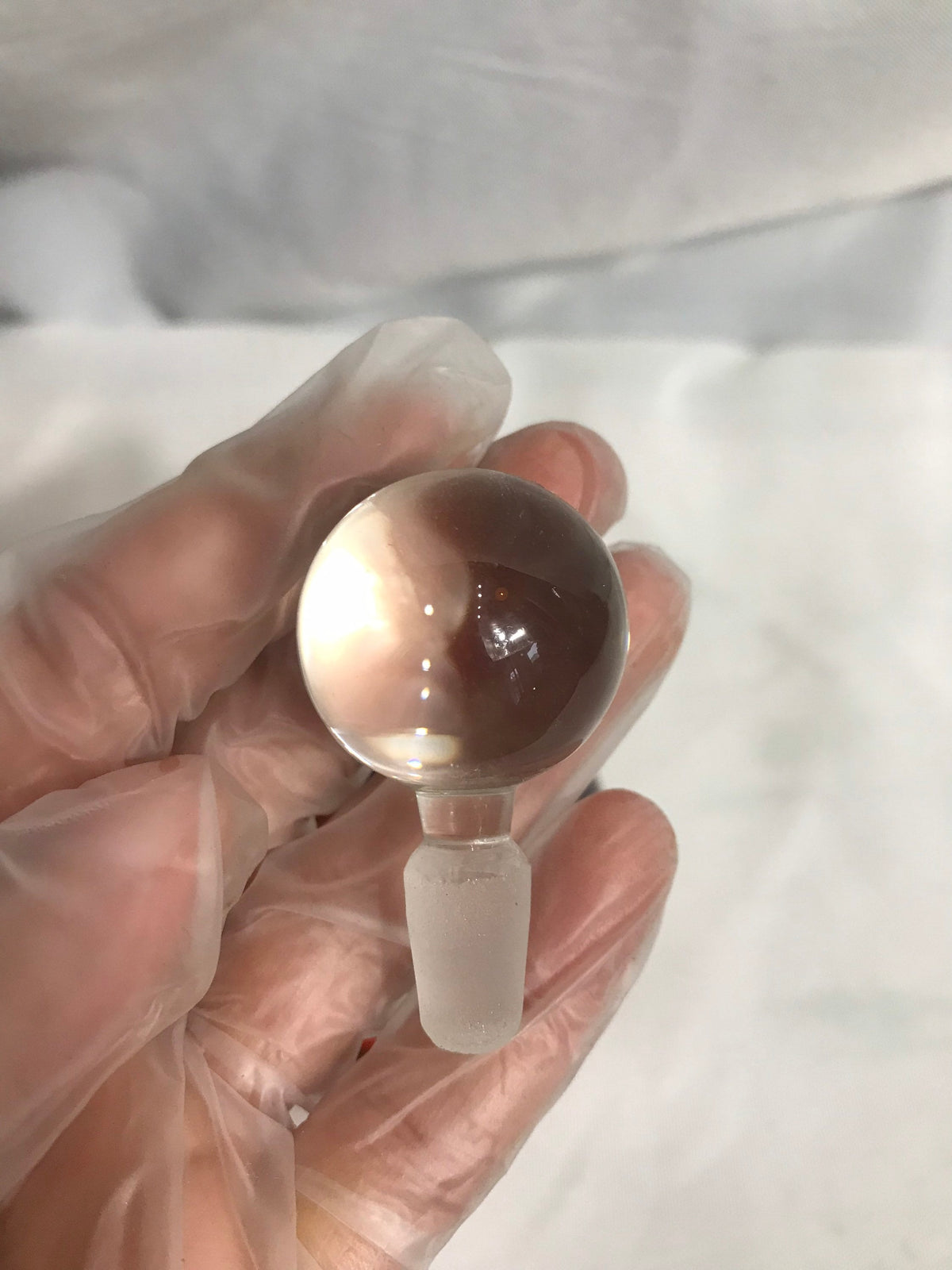 Vintage Red Swirl Glass Perfume Bottle | Vanity Storage