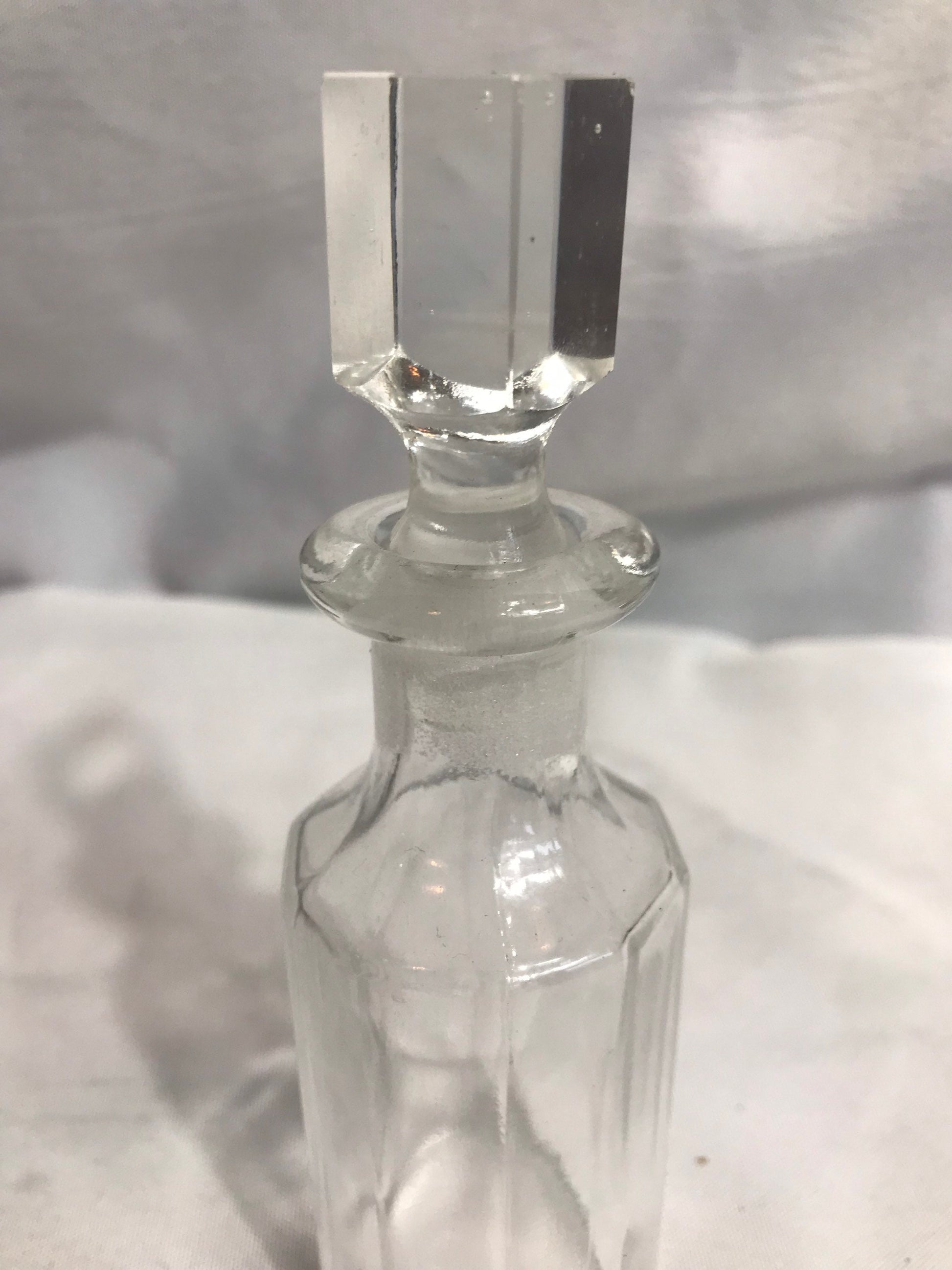 Vintage Clear Glass Apothecary Bottle | Home & Living