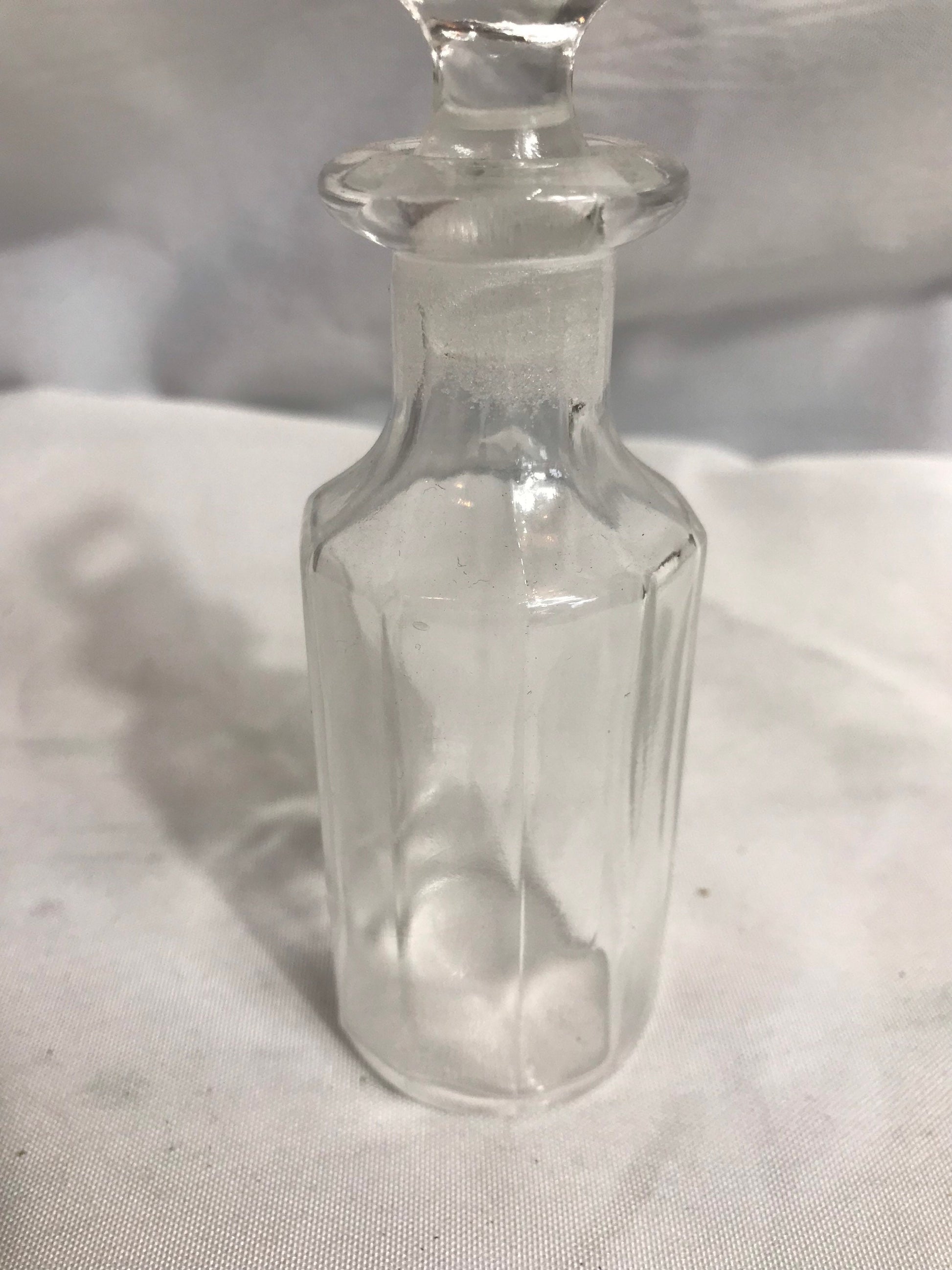 Vintage Clear Glass Apothecary Bottle | Home & Living