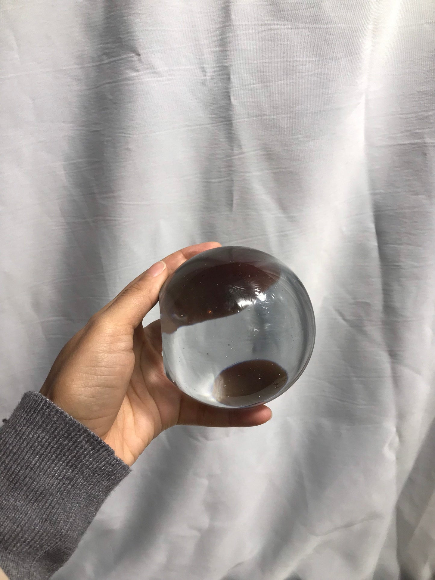 Clear Solid Glass Paperweight