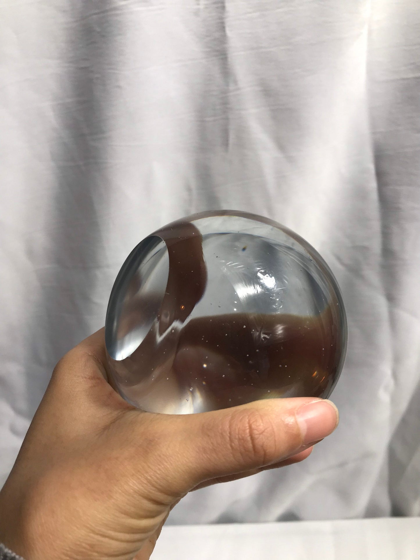 Clear Solid Glass Paperweight