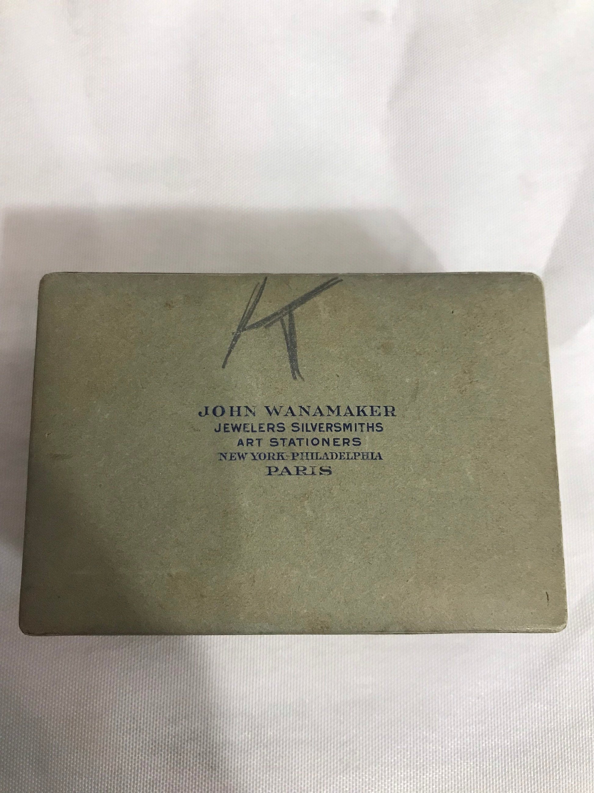 Vintage John Wanamaker Jewelers Silversmiths Art Stationers Lighter