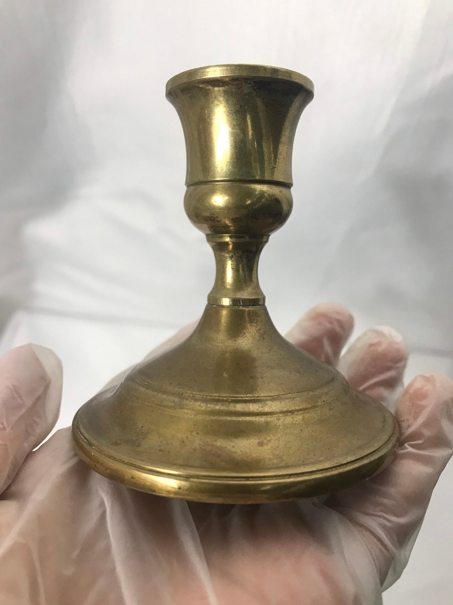 Vintage Miniature Brass Candlestick | Home Decor