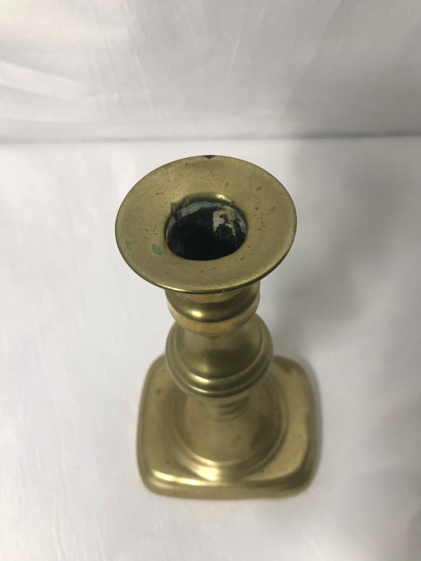 Vintage Brass Candlestick Holder, Brass Taper Holder, Table Centerpiece, Rustic Home Decor, Candle Display Stand