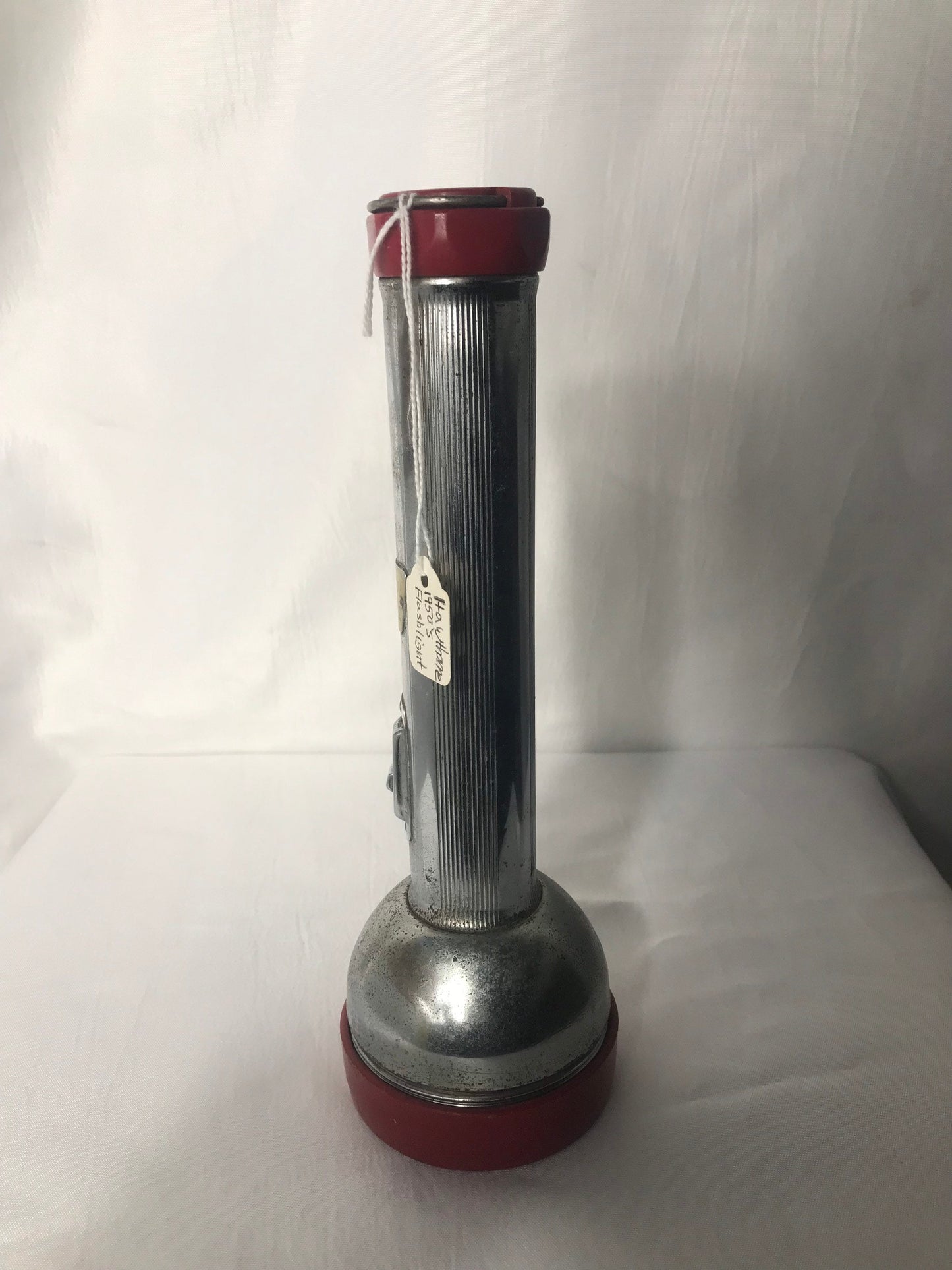 Vintage Red and Chrome Hawthorne Flashlight | Craft Supplies & Tools