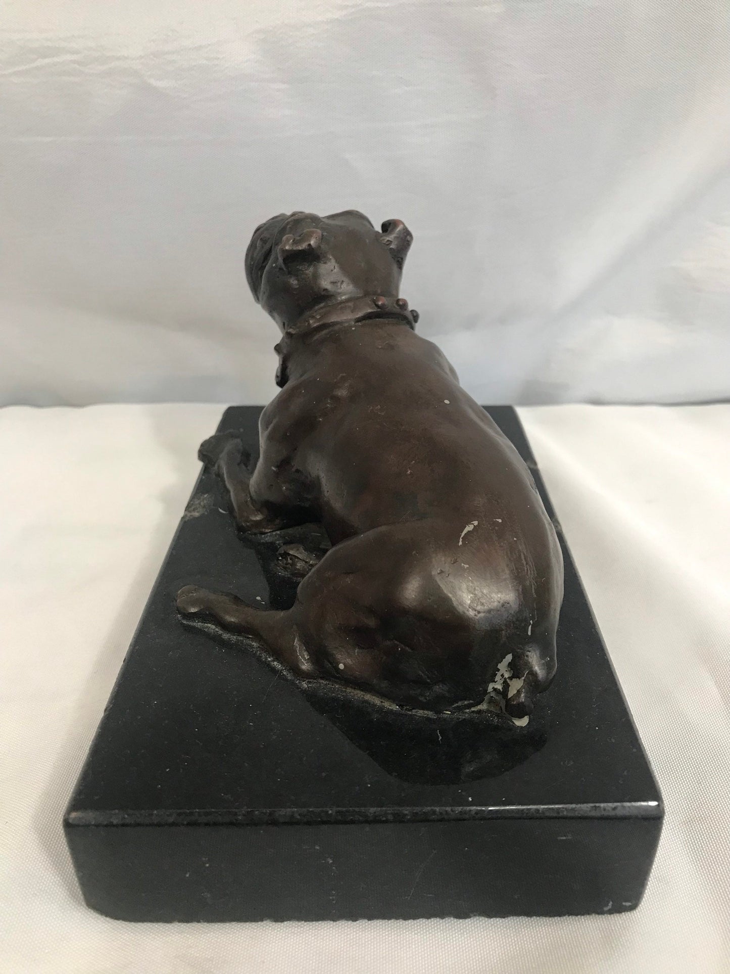 Vintage Bronze Bulldog Figurine | Home and Office Decor