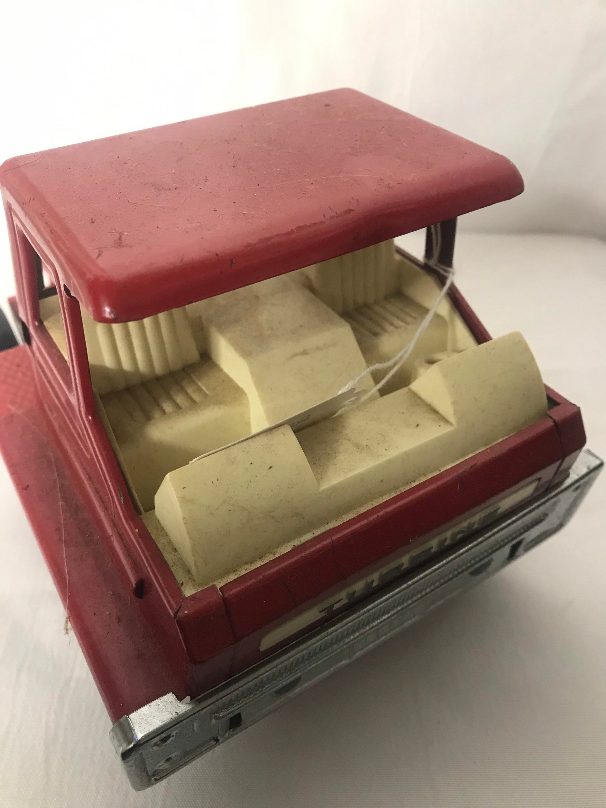 Vintage Red Turbine Car Transporter Toy Truck | Miniature Toys