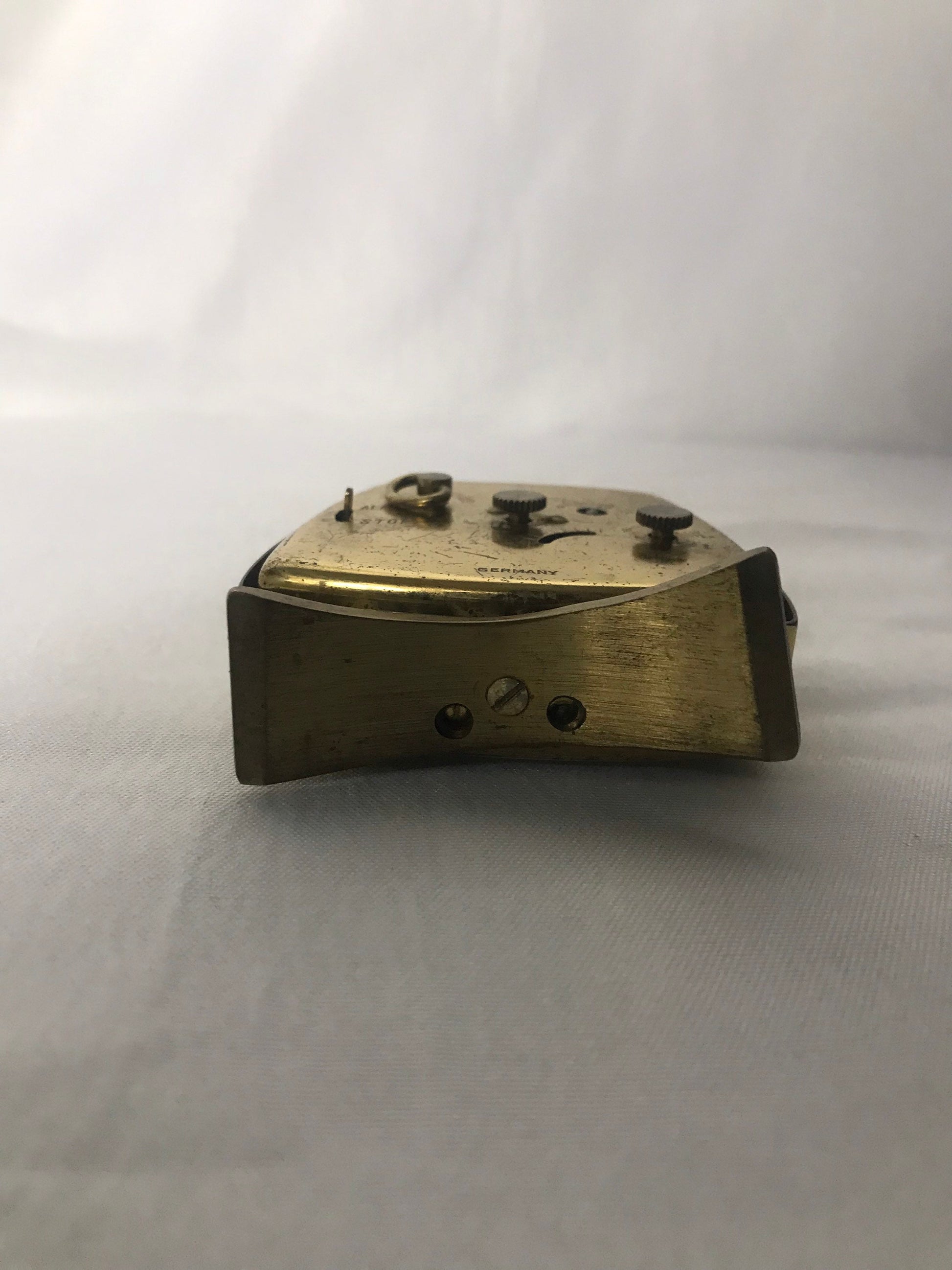 Vintage Bradley Bronze Alarm Clock | Home & Living Decor