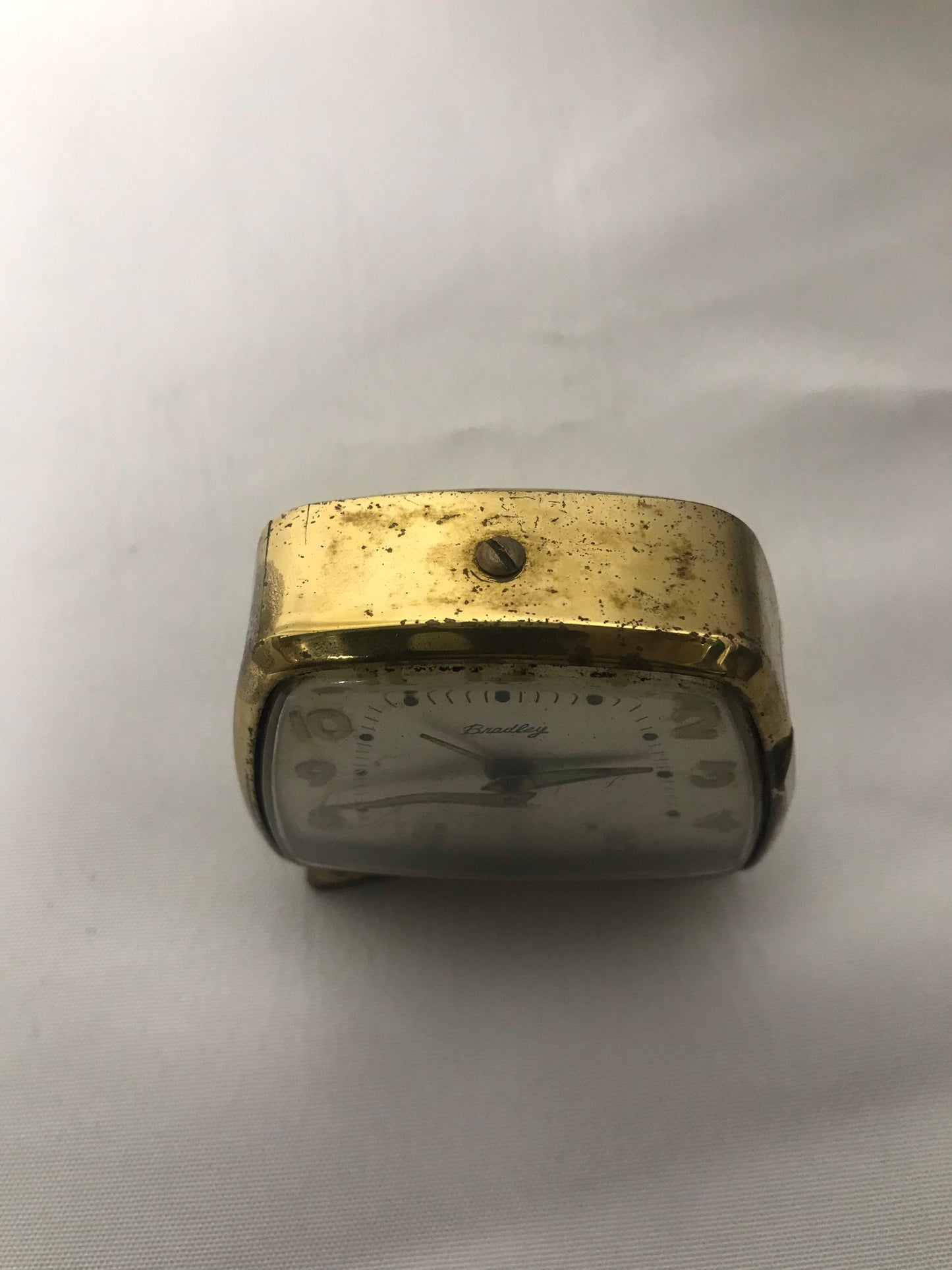 Vintage Bradley Bronze Alarm Clock | Home & Living Decor