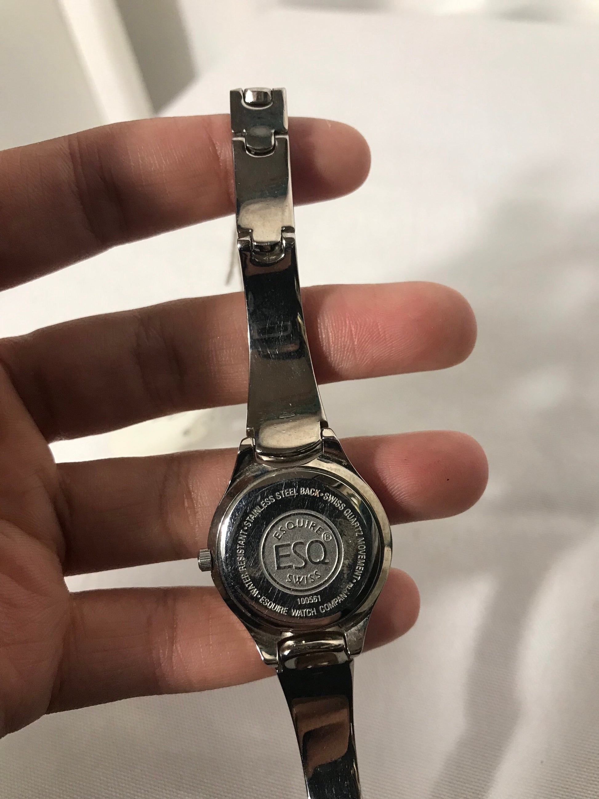 Vintage Esquire Swiss Silver Wrist Watch | Jewelry