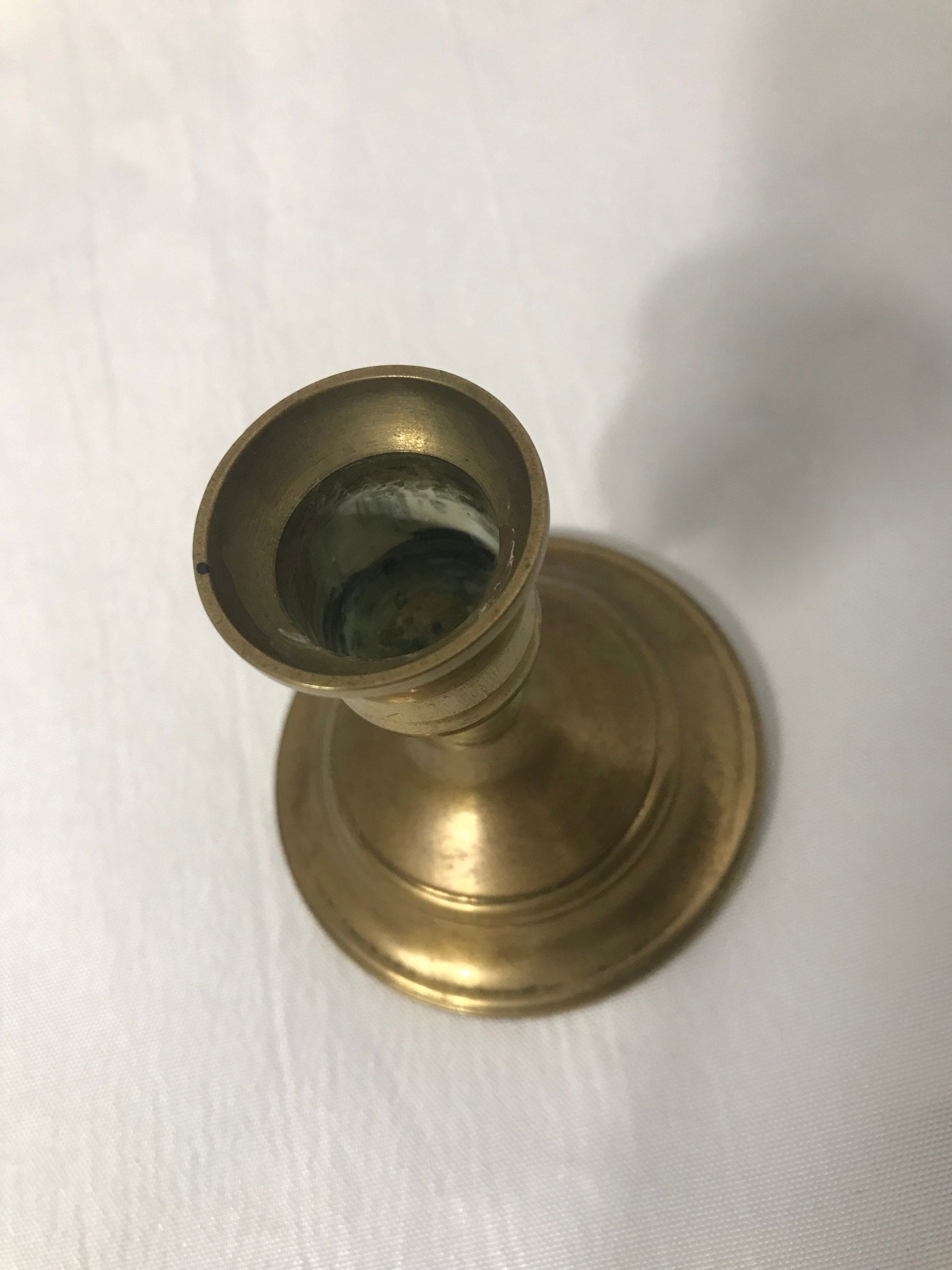 Vintage Miniature Brass Candlestick | Home Decor