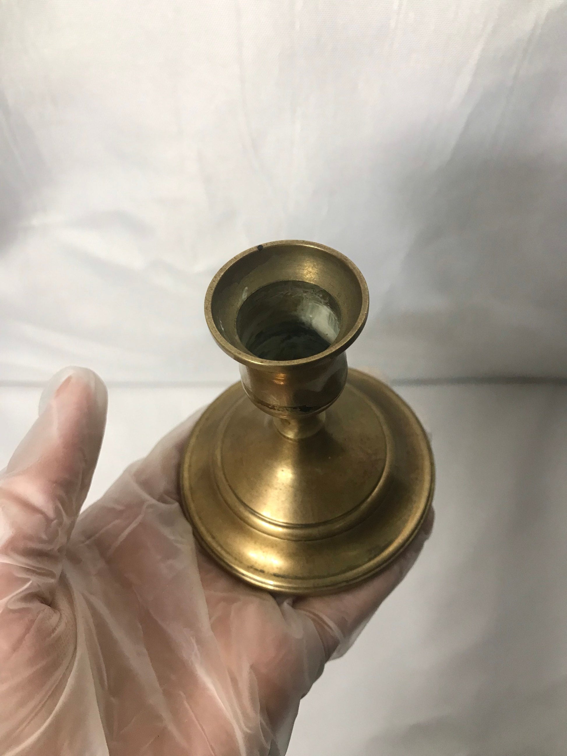Vintage Miniature Brass Candlestick | Home Decor